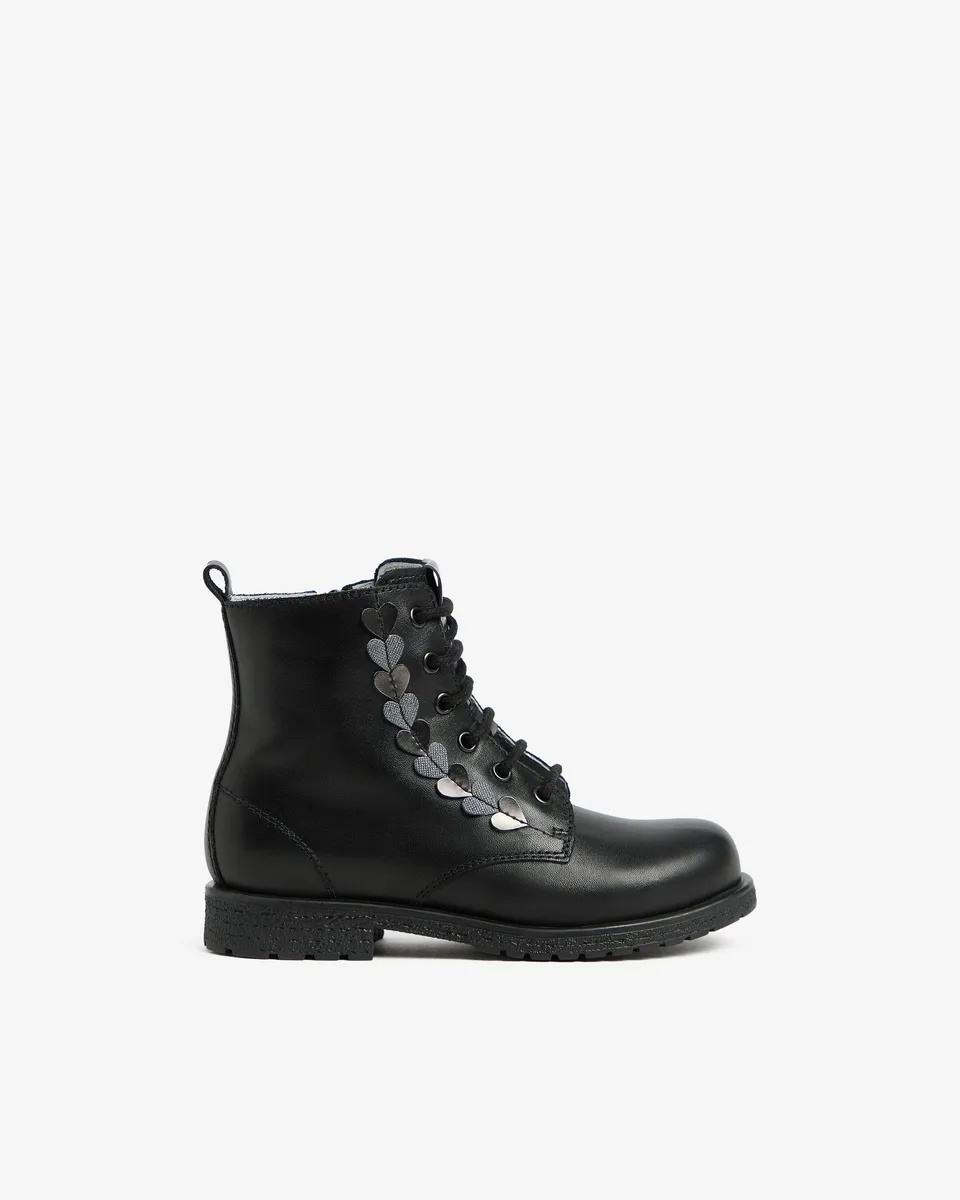 Nero Giardini Combat Boots Rangers Cuir Fille Junior