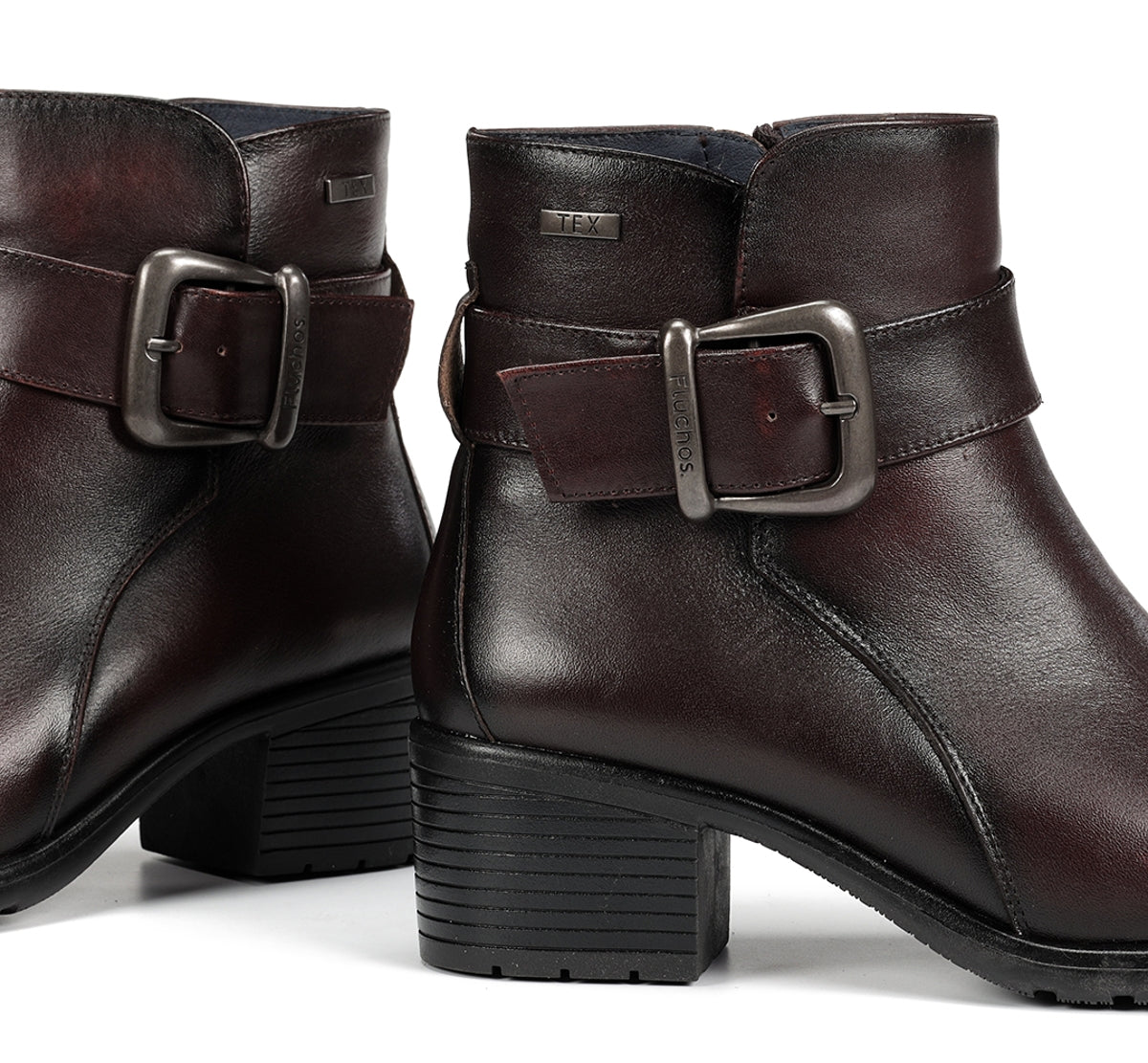 Fluchos Galit F2315 bottine femme bordeaux imperméable