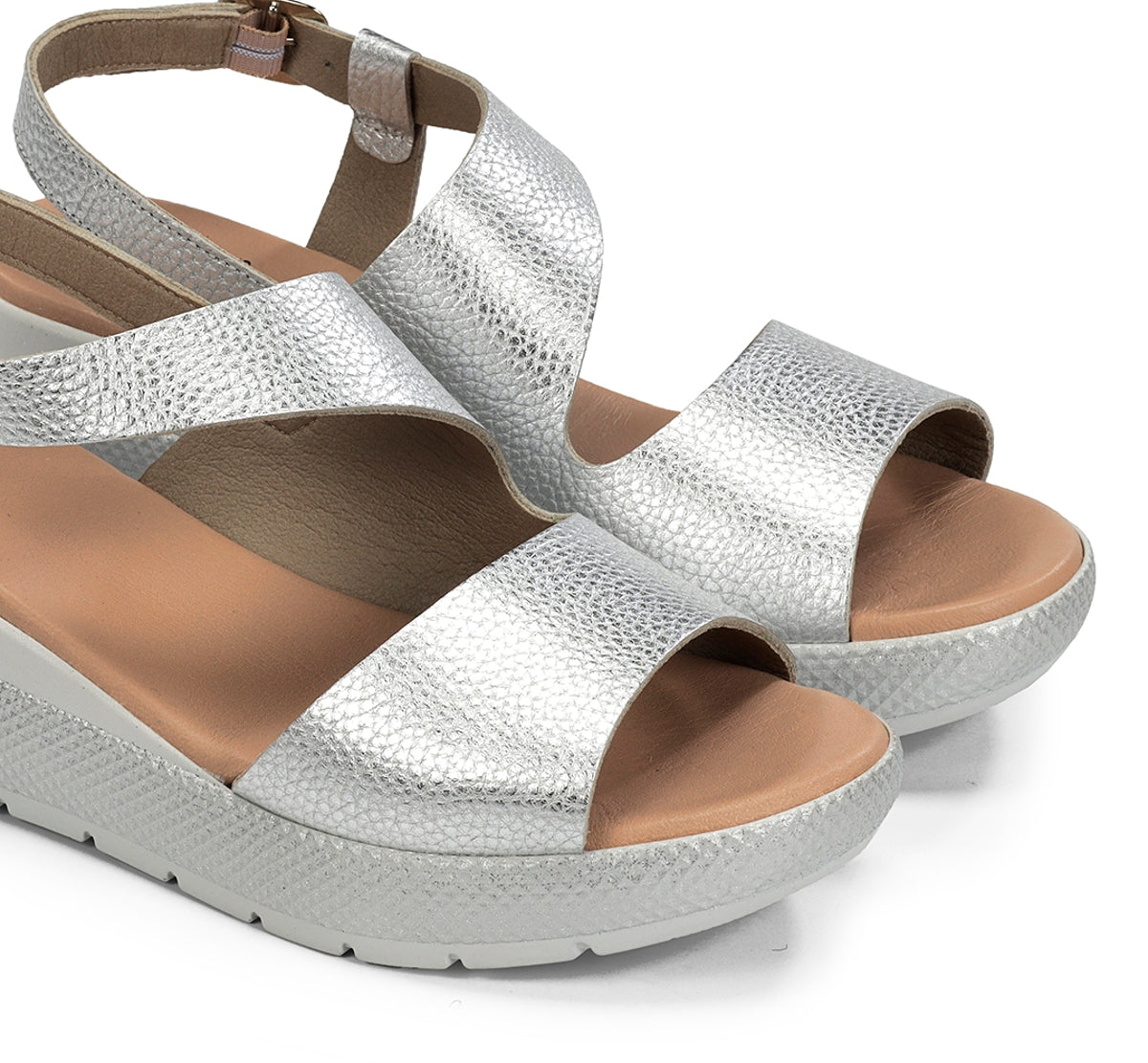 Dorking Ever D9495 sandales femme argent légères