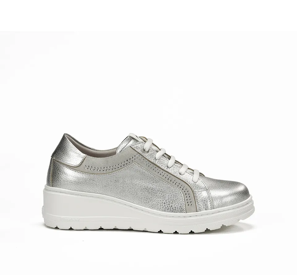 Fluchos Aqua F1997 basket compensée argent femme