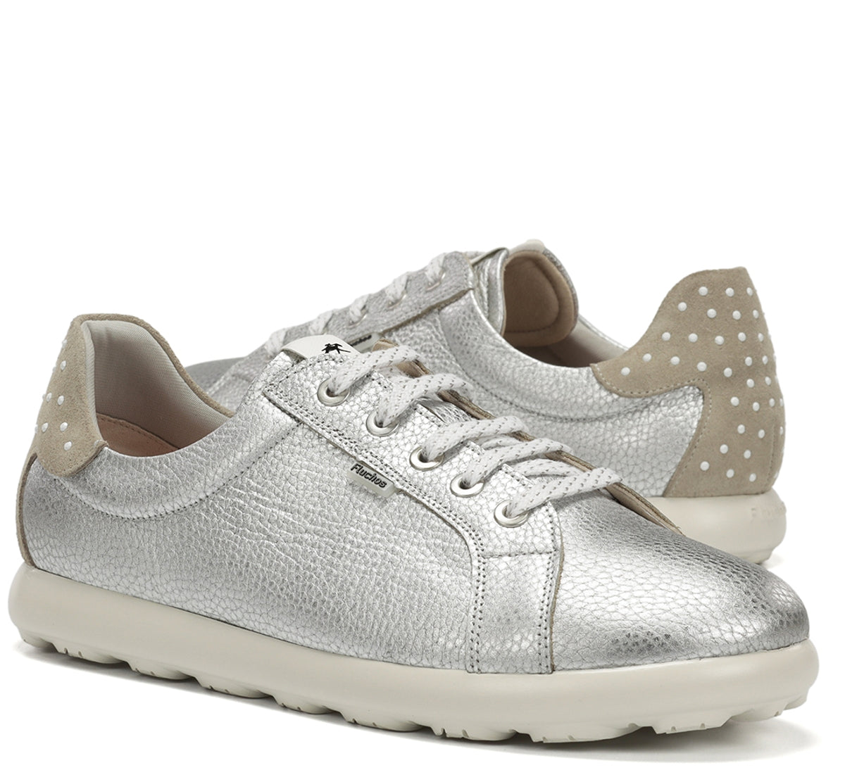 Fluchos Party F2439 Baskets Argent Femme Confort