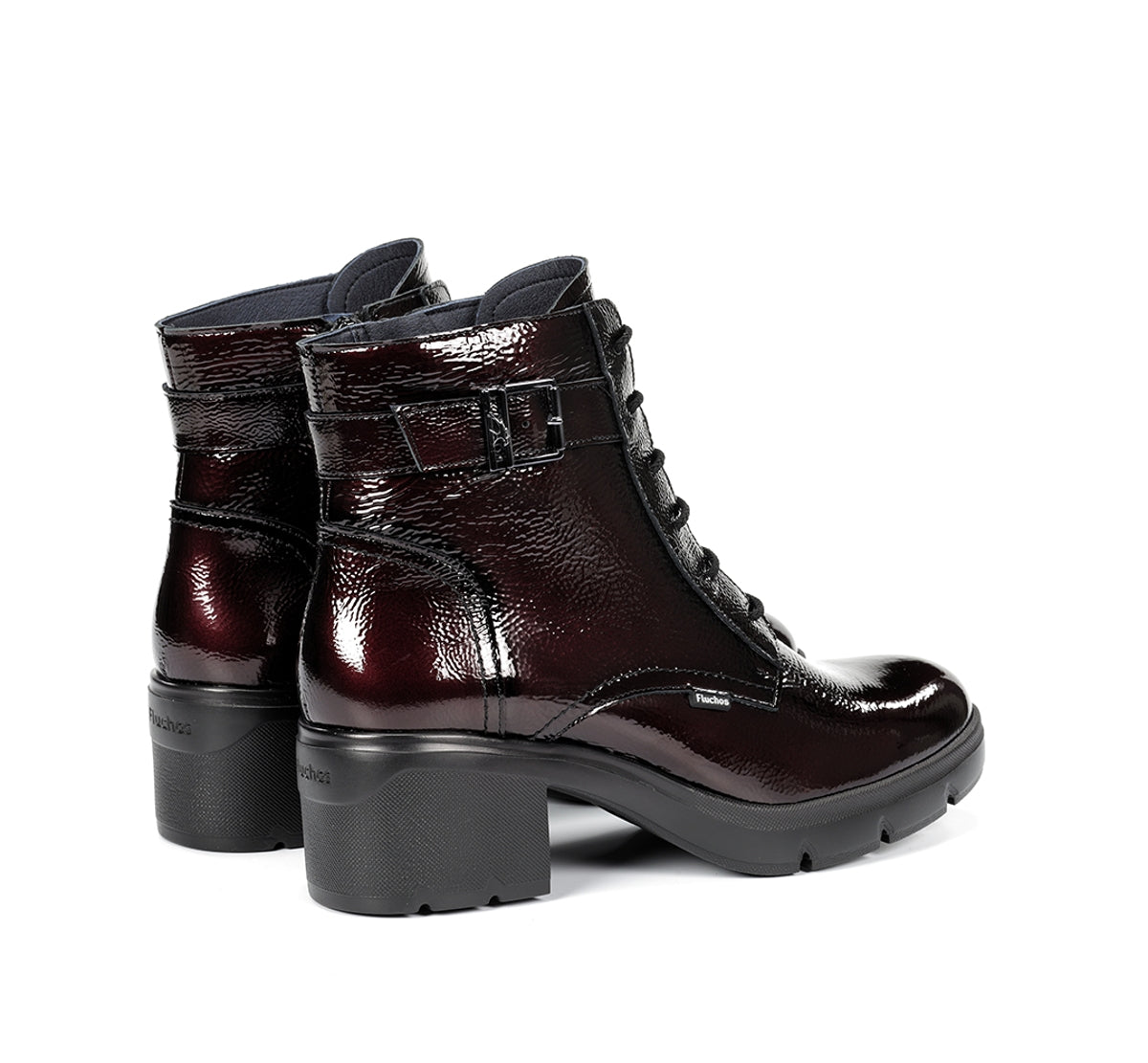 Fluchos Fugaz F2107 bottine bordeaux femme cuir talon