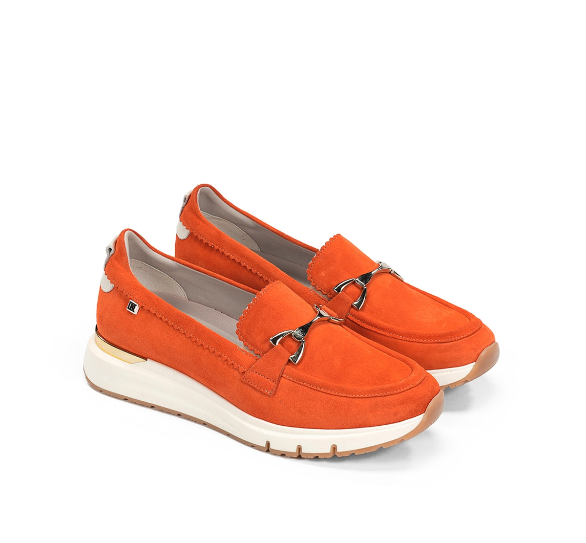 Dorking by Fluchos Serena D9047 mocassin orange sport femme