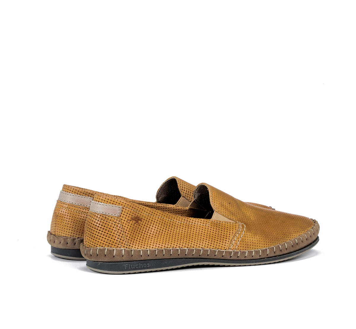 Fluchos Bahamas 8674 slip-on jaune homme sans lacets