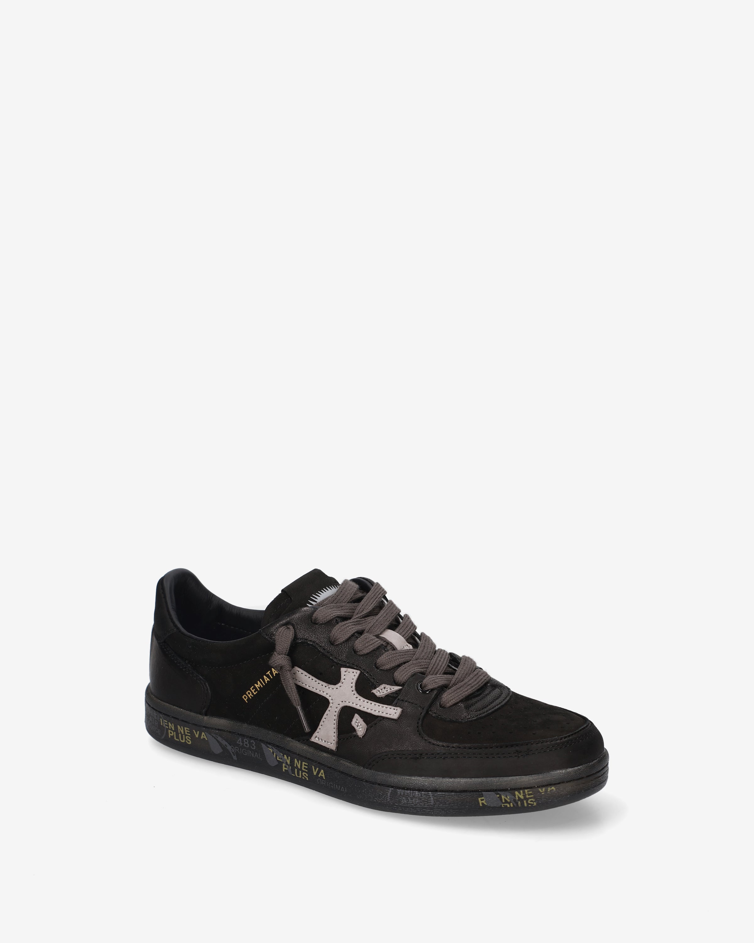 Premiata Bskt Clay 8439 sneakers cuir noir