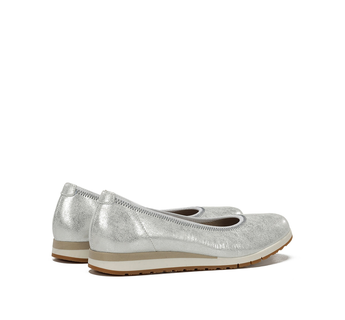 Dorking Swim D9712 ballerines femme argent légères