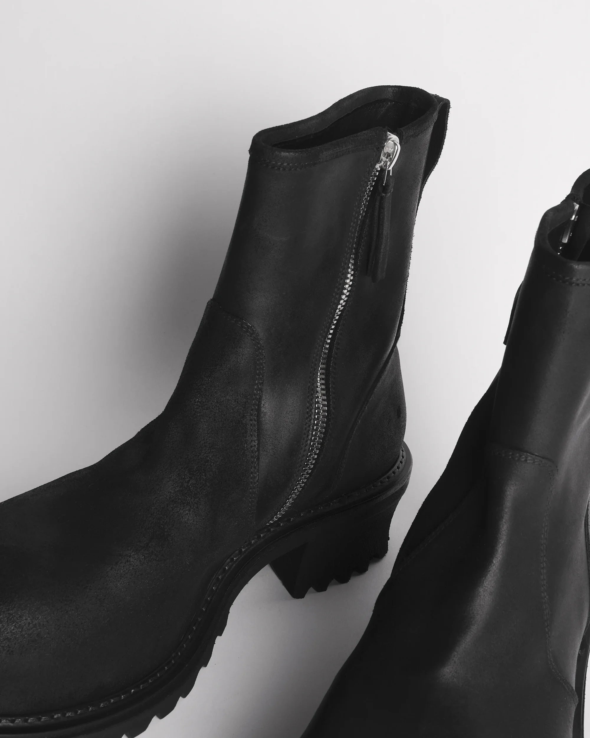 Premiata 017 boots cuir zip homme