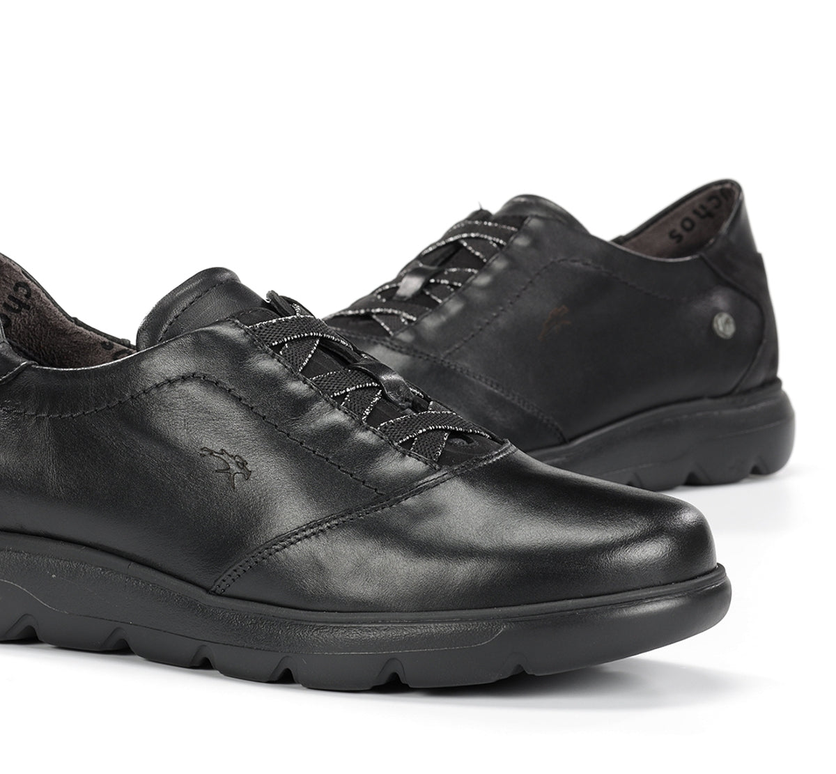 Fluchos Faral F1866 chaussure noire femme cuir