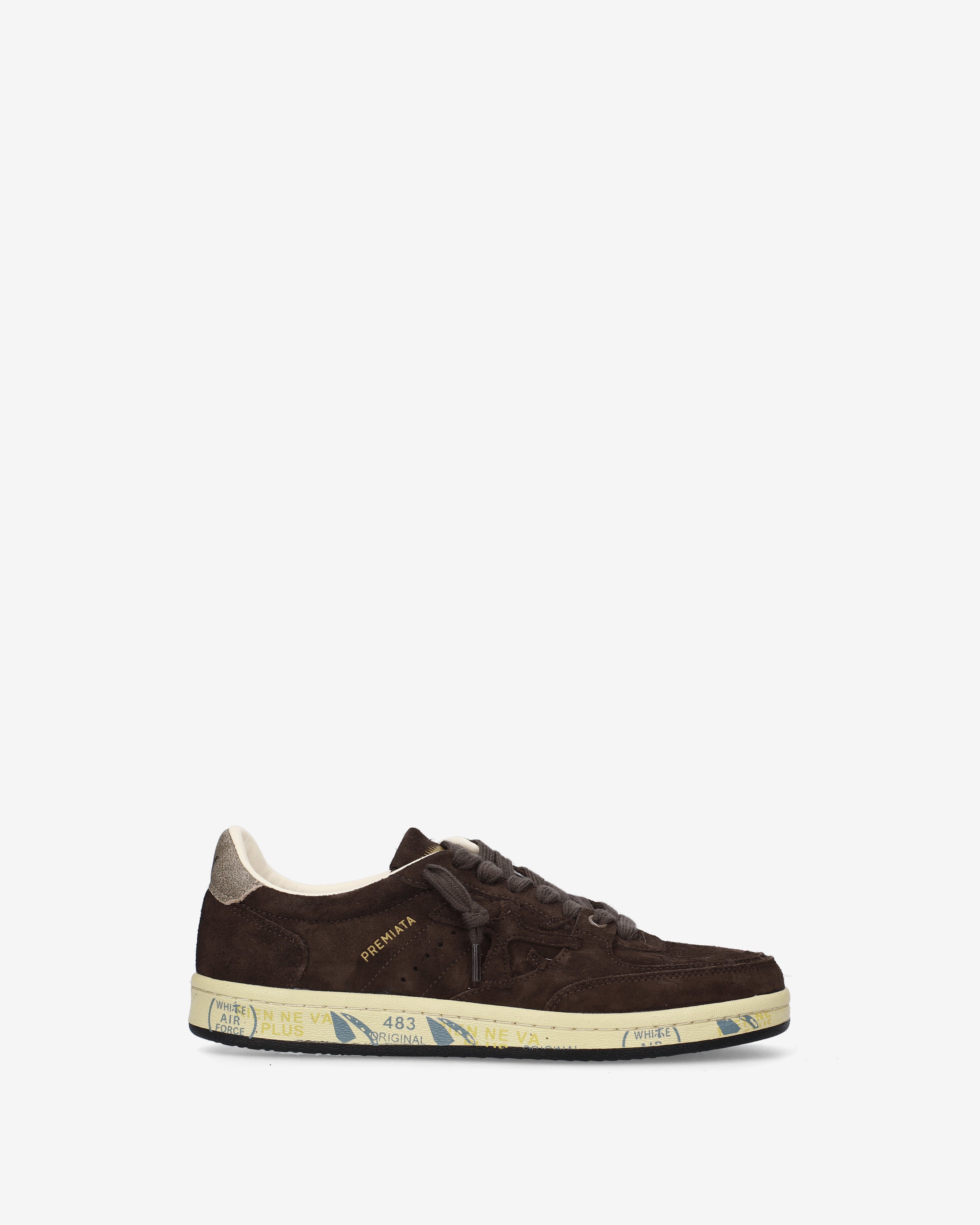 Premiata Bskt Clayd 8446 baskets marron foncé femme