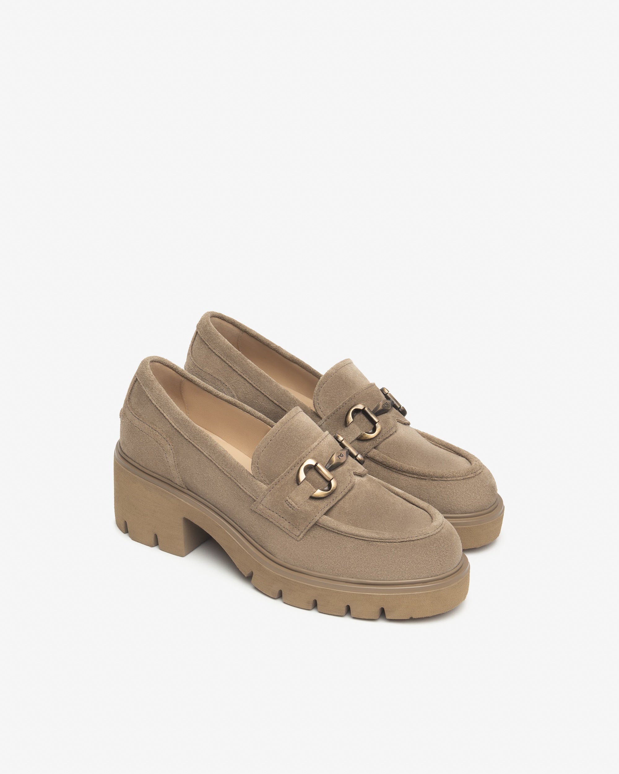 Nero Giardini Loafers Mocassins Daim Femme 60 mm