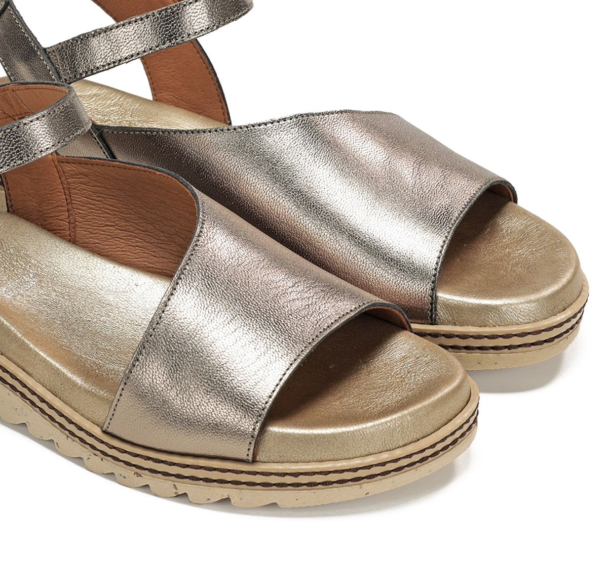 Dorking Espe D8771 sandales argent confort femme