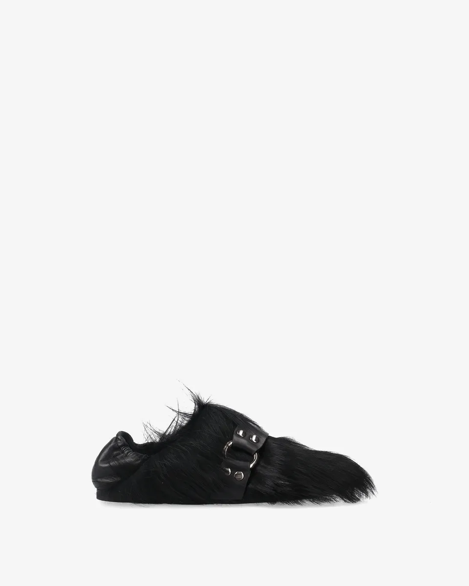 Premiata Garda Black slip-on femme noir poney clouté