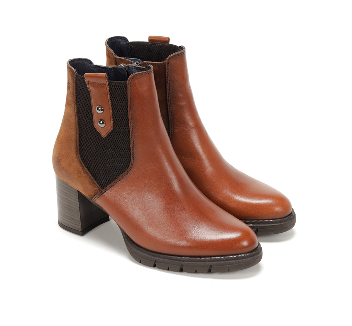 Dorking Camyl D8850 bottines marron femme talon