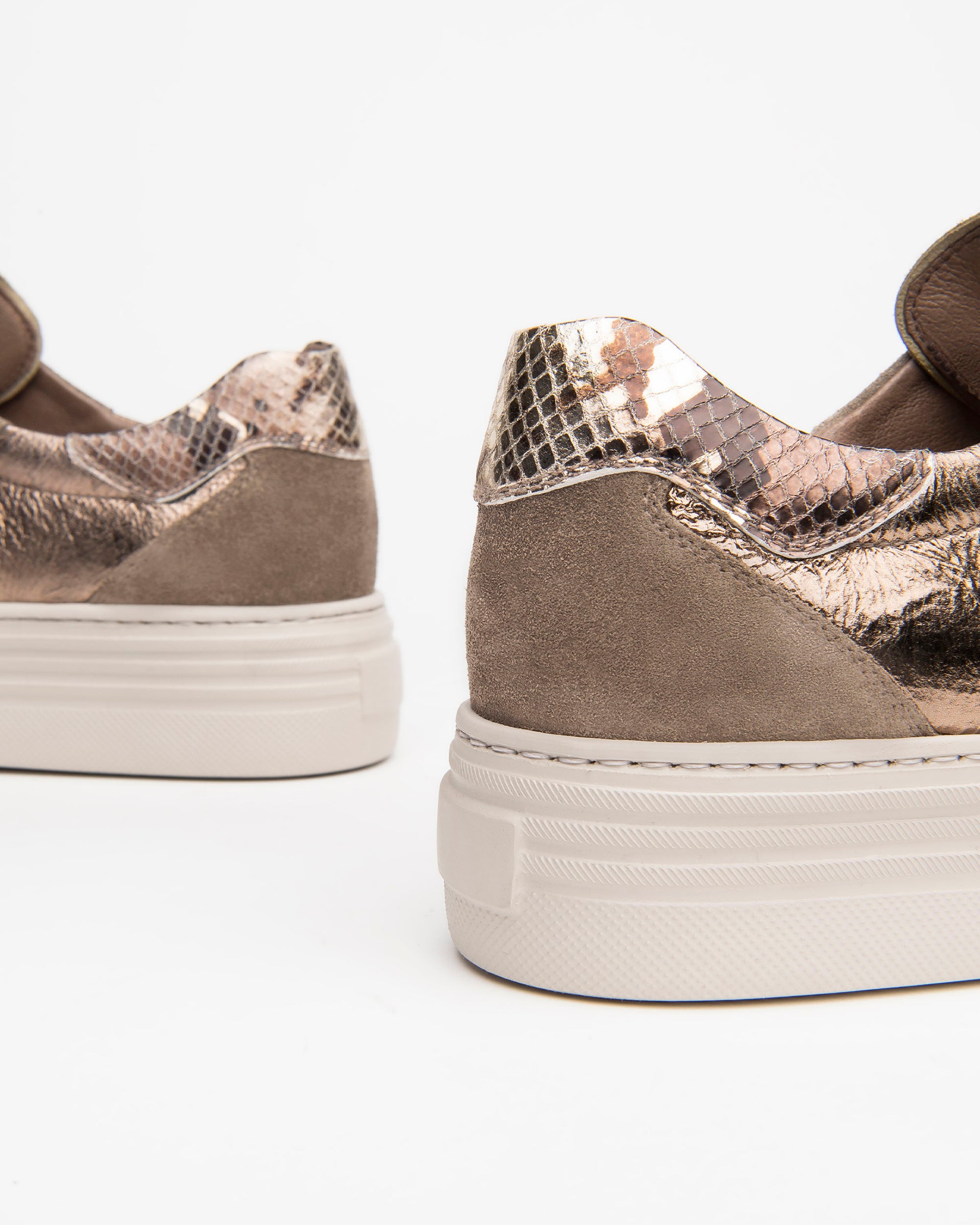 Nero Giardini Sneakers baskets cuir femme plateforme 4 cm