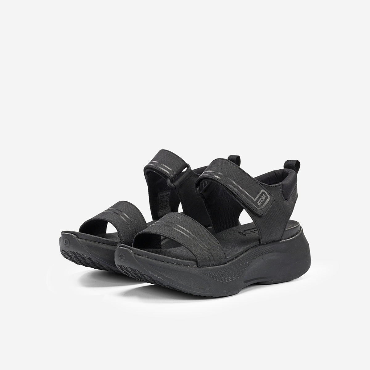 Atom Fusion AT169 sandale noire velcro femme
