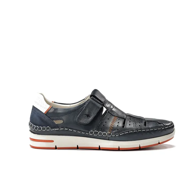 Fluchos Yannic F1444 sandale homme bleu lacets