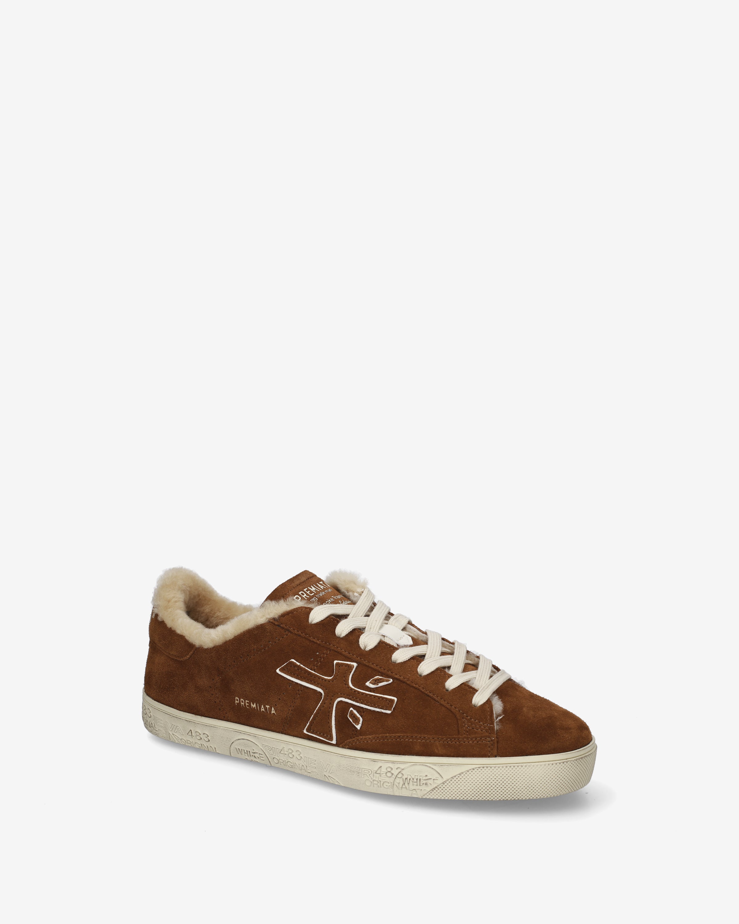 Premiata Steven 7899M sneakers daim marron homme