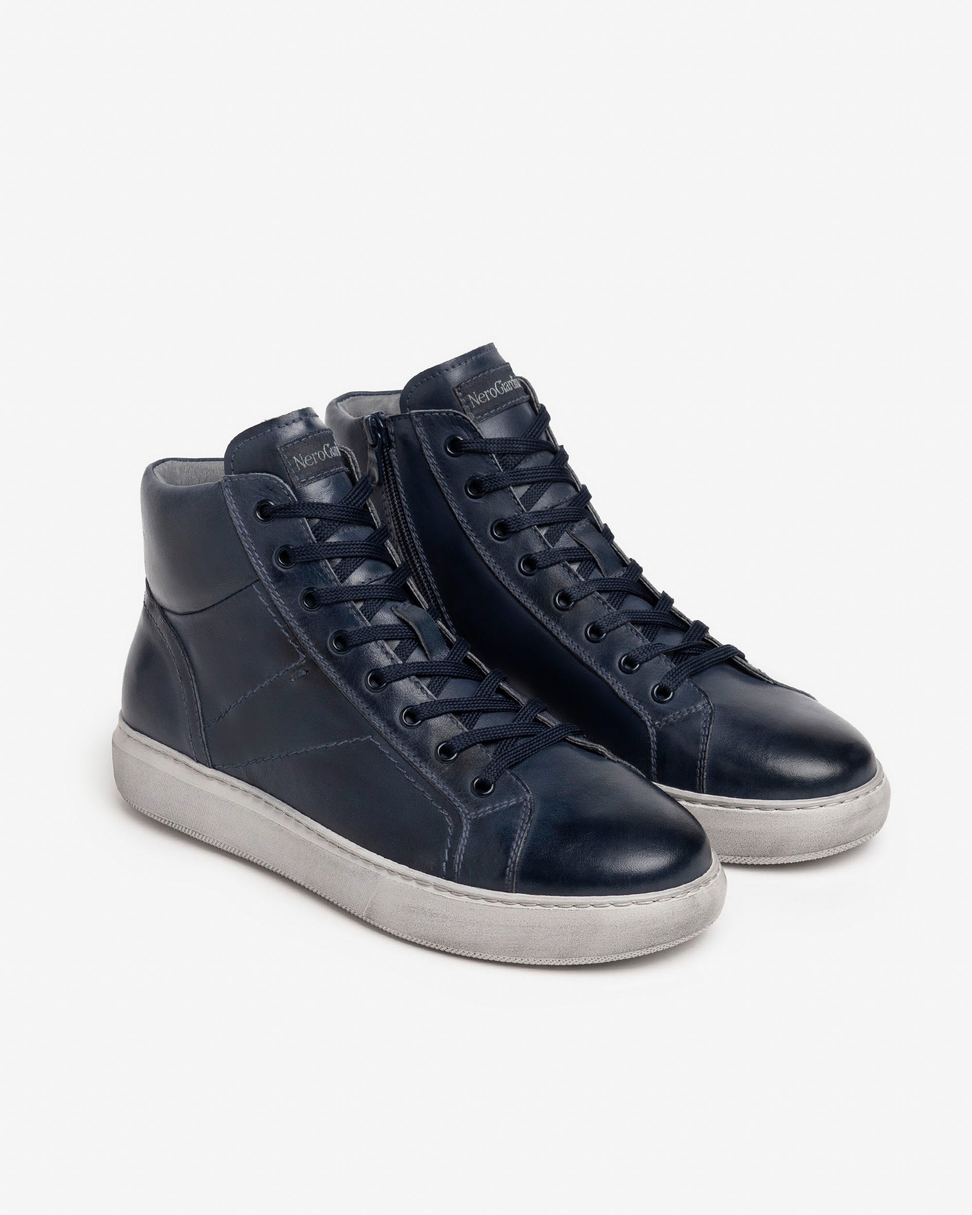 Nero Giardini Sneakers baskets montantes cuir homme