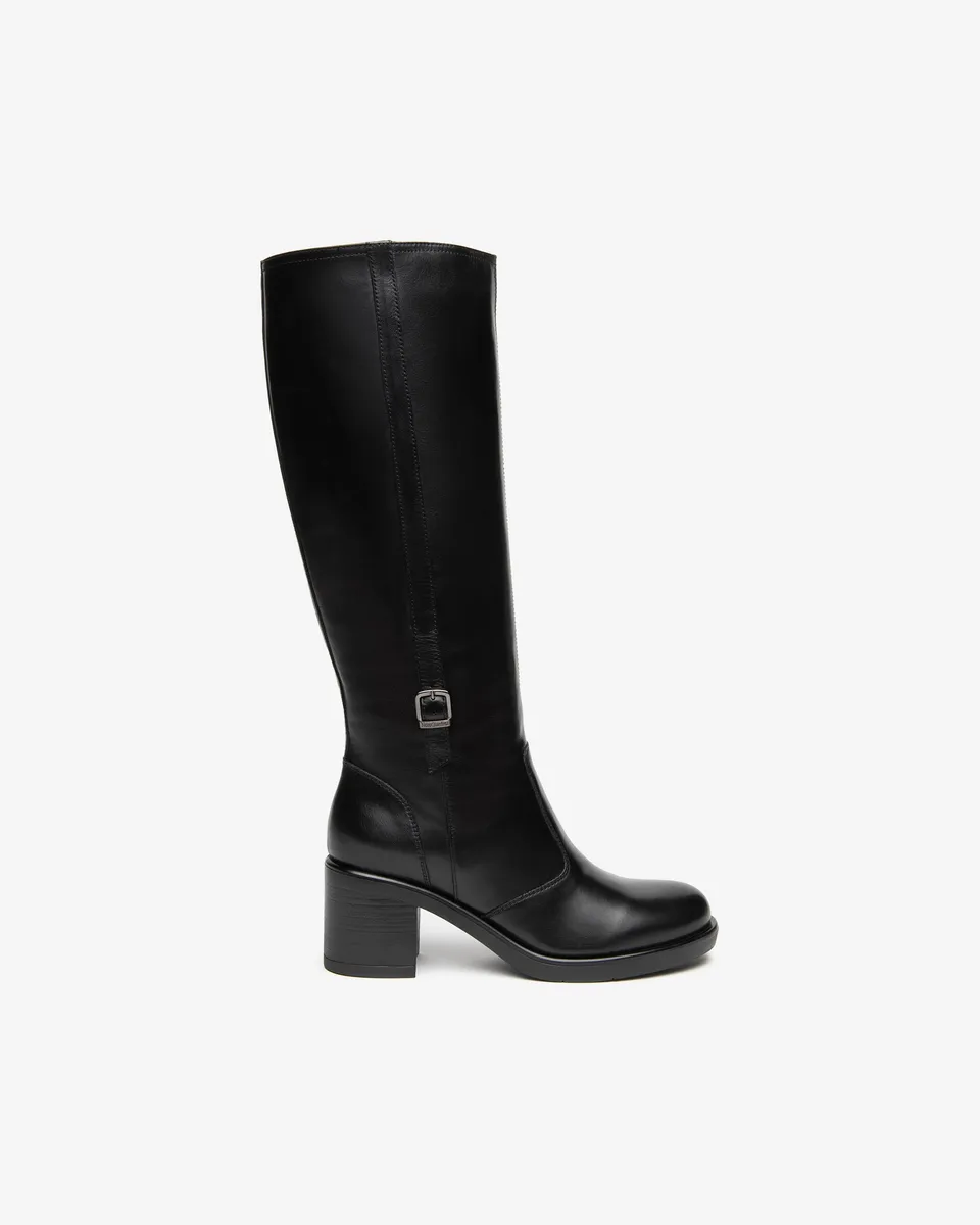 Nero Giardini Boots bottes cuir femme talon 65 mm