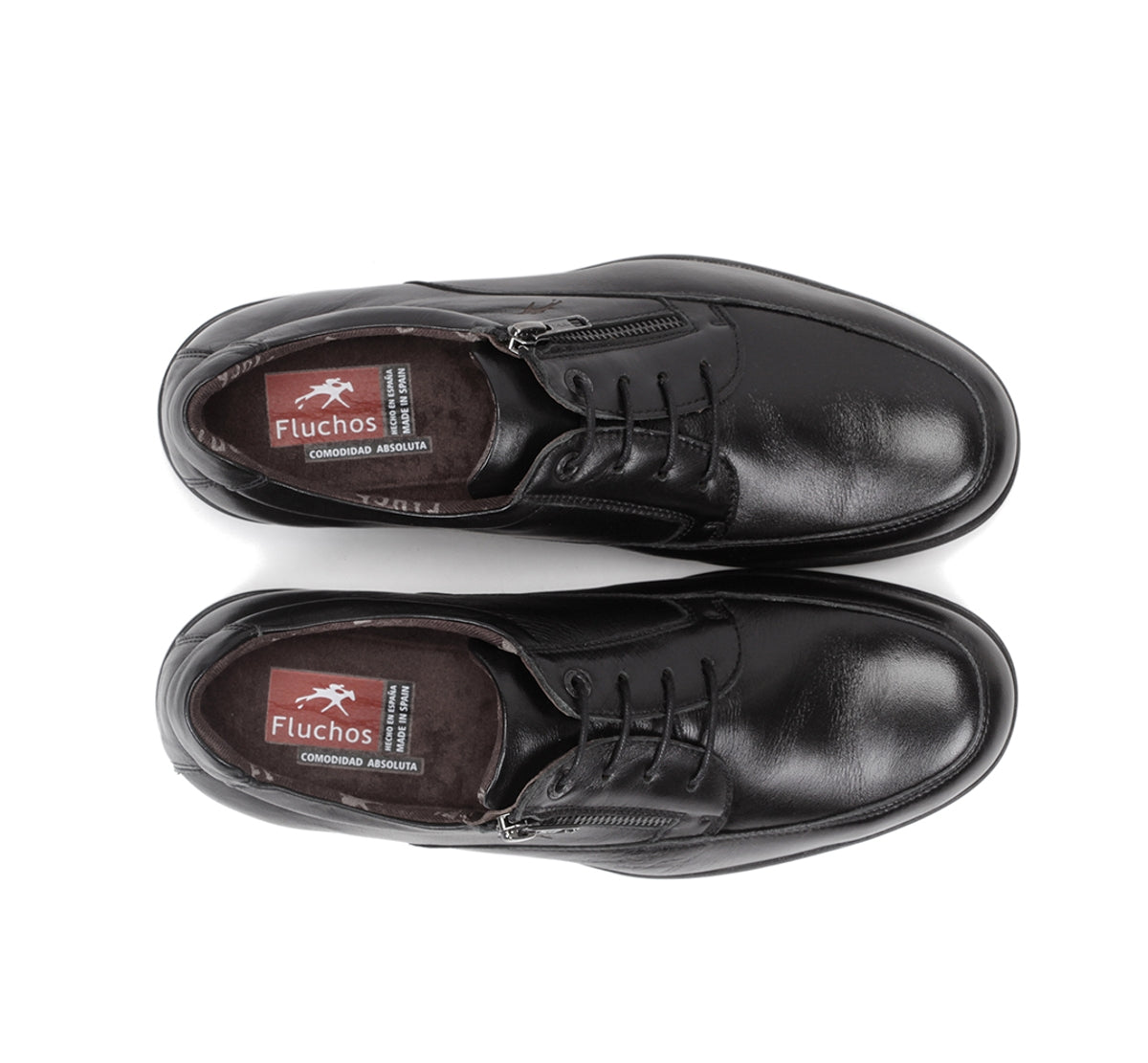 Fluchos Luca 8802 chaussure homme noir cuir