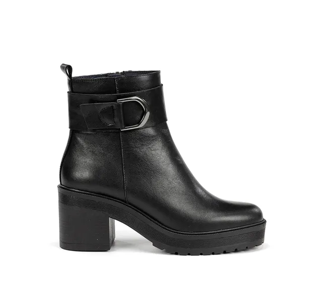 Dorking by Fluchos Sarah D9573 bottine noire femme talon large