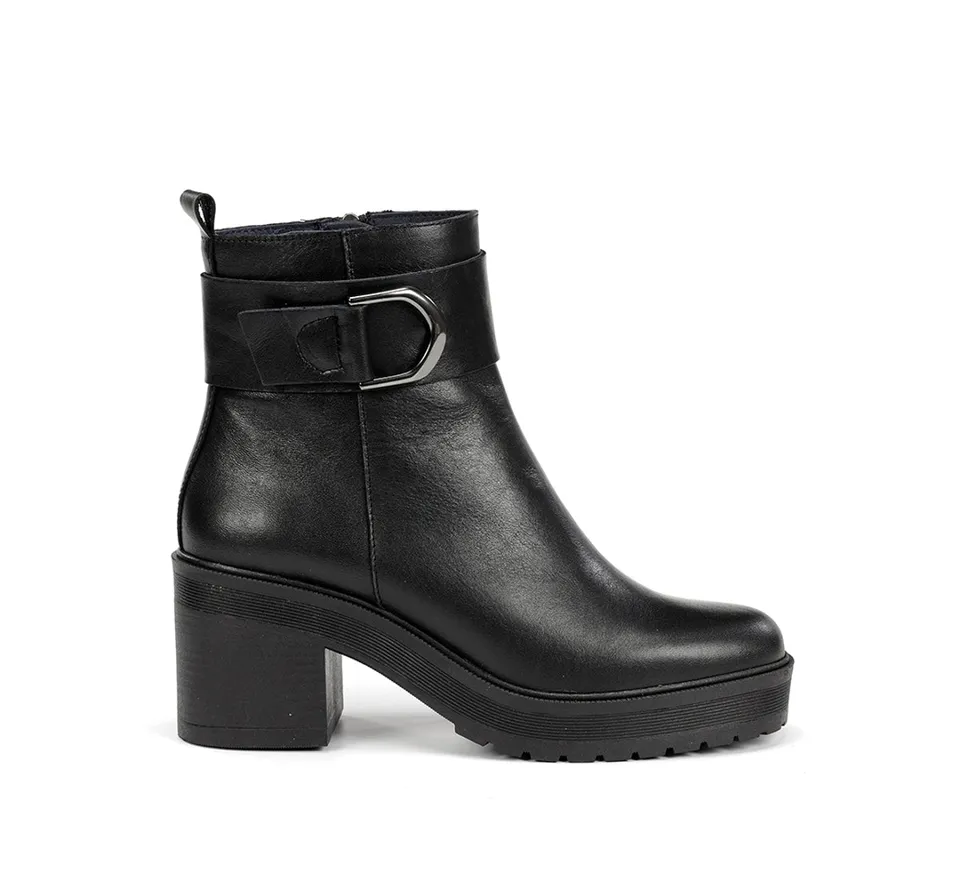 Dorking by Fluchos Sarah D9573 bottine noire femme talon large