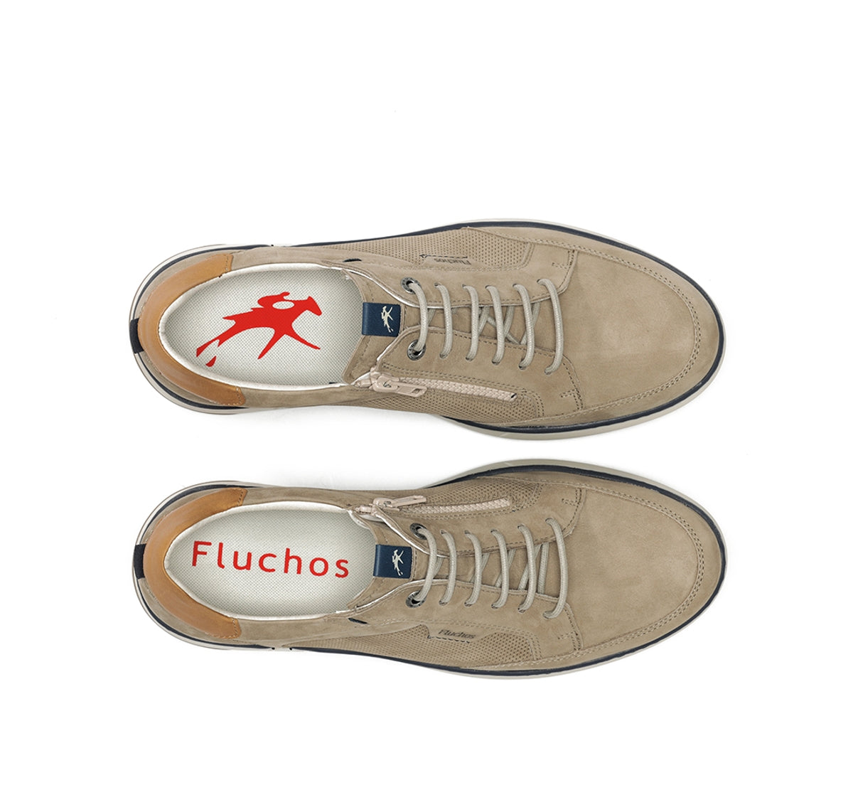 Fluchos Deportivos Jeff F2211 Baskets Taupe Cuir