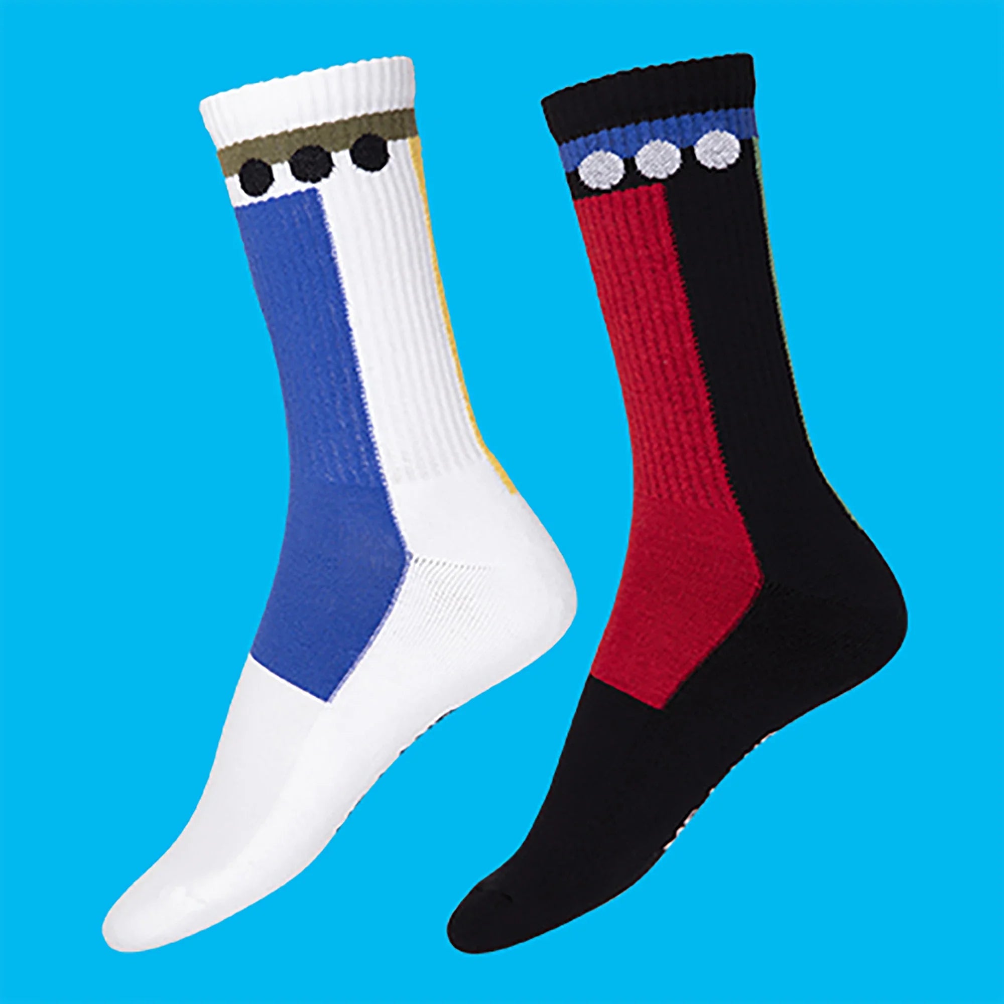 Me.Land Geo duo chaussettes coton bio motifs