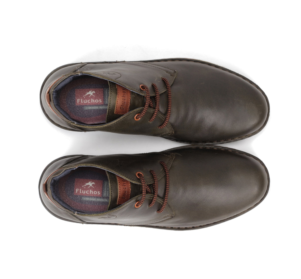 Fluchos Alfa F0701 bottines vert homme cuir