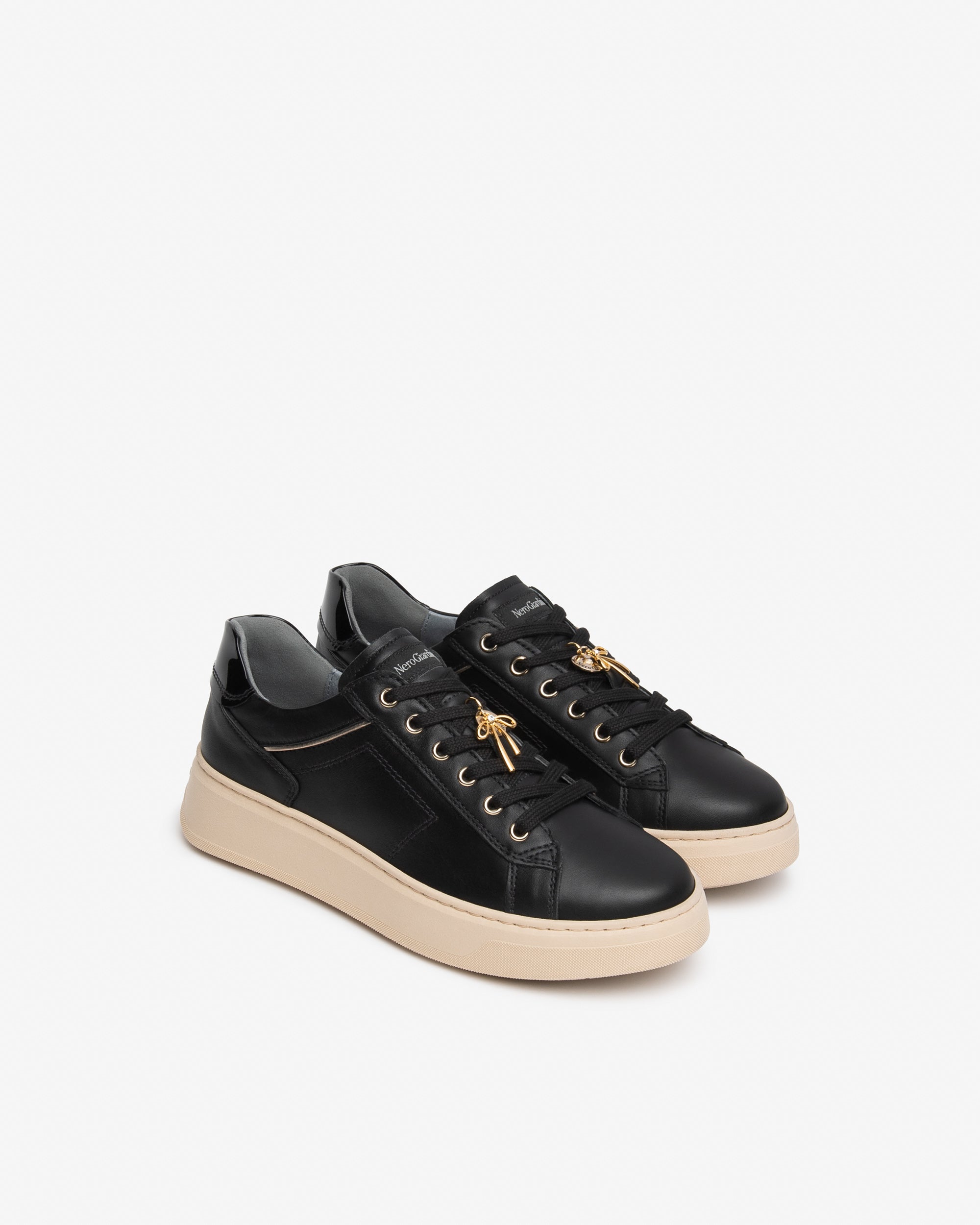 Nero Giardini Sneakers baskets cuir femme plateforme 38