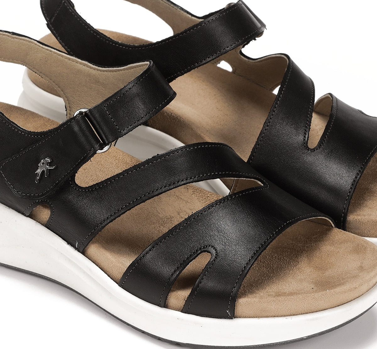 Fluchos Yagon F1478 sandale noire femme confort