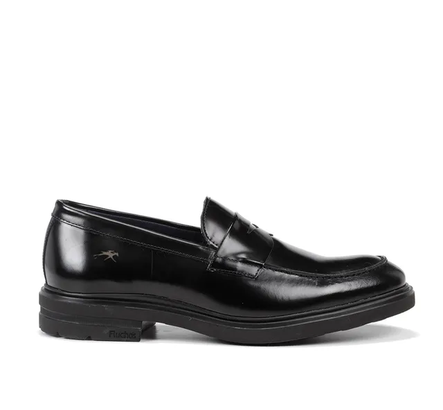 Fluchos Belgas F0633 mocassin noir homme léger
