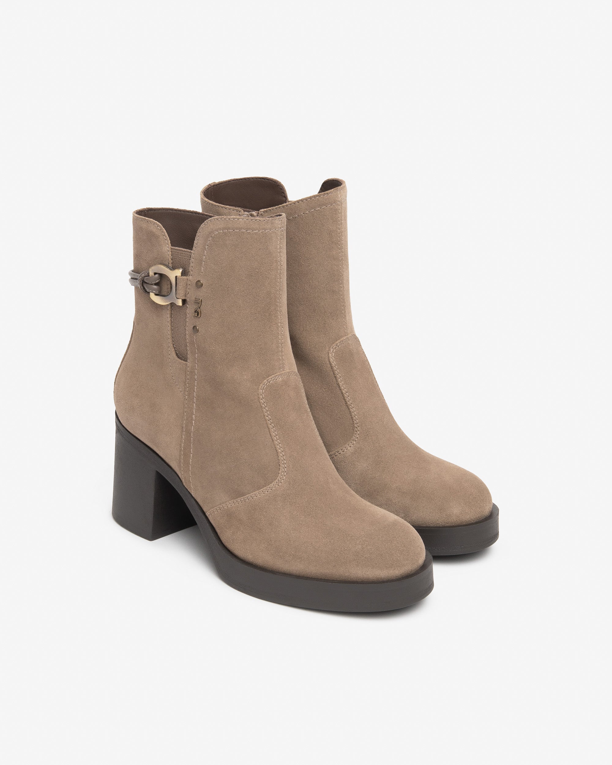 Nero Giardini Bottines Femme Daim Talon 75mm Zip
