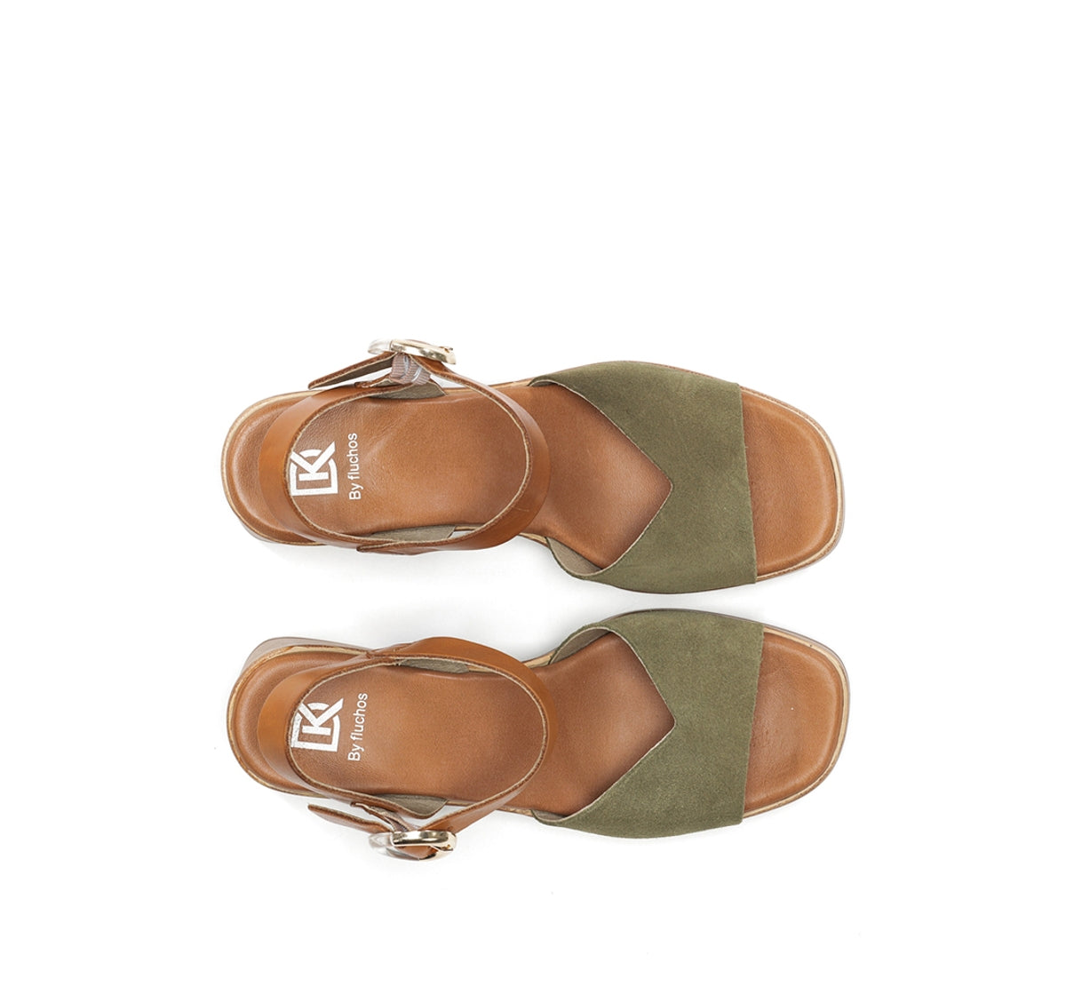 Dorking Diamond D9287 Sandale Verte Femme Talon