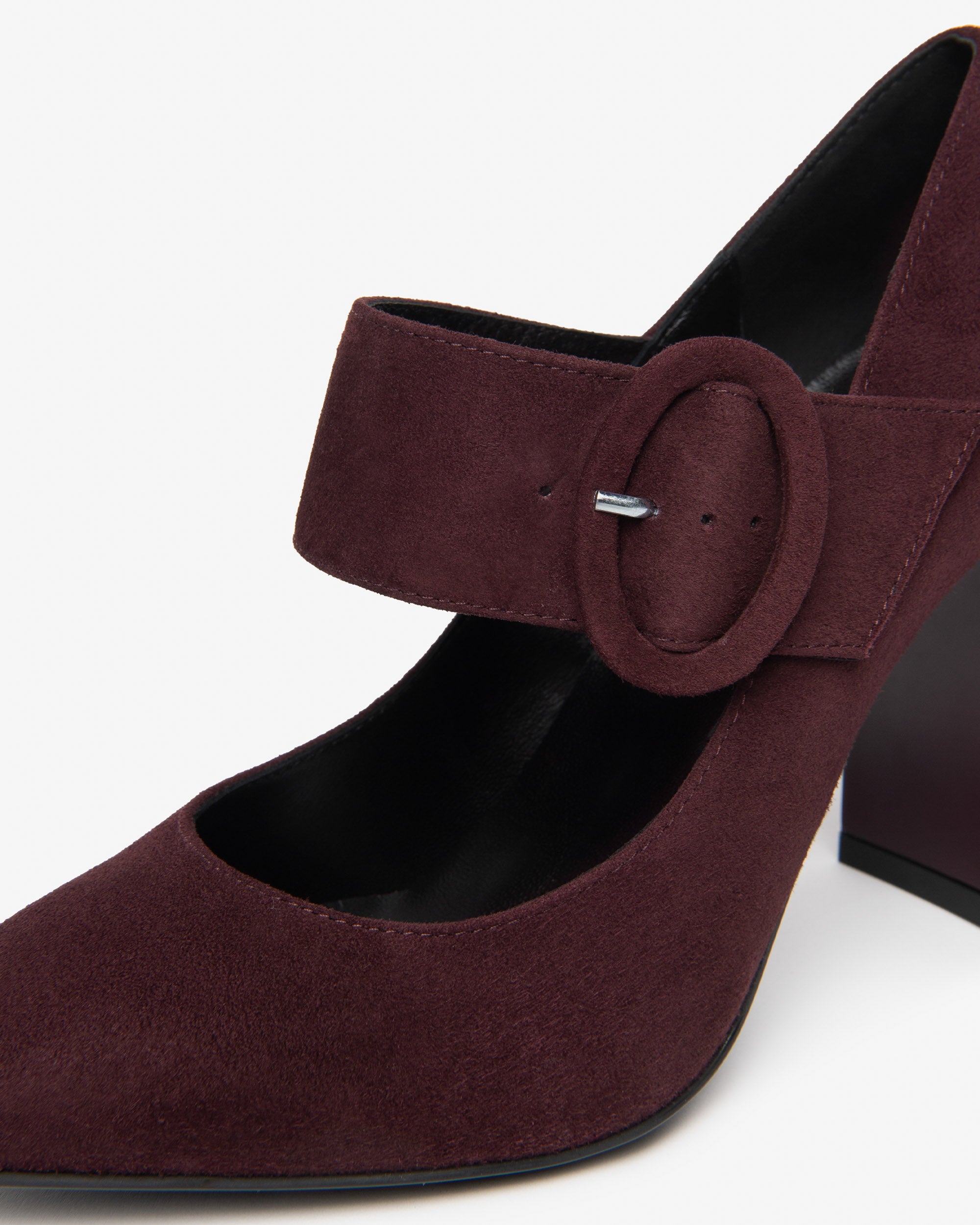 Nero Giardini Mary Jane Babies suède boucle talon 9,5 cm