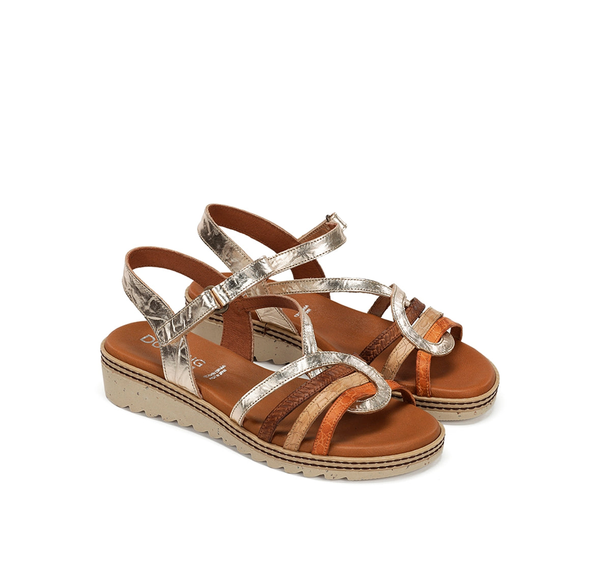 Dorking Espe D9113 sandale femme dorée