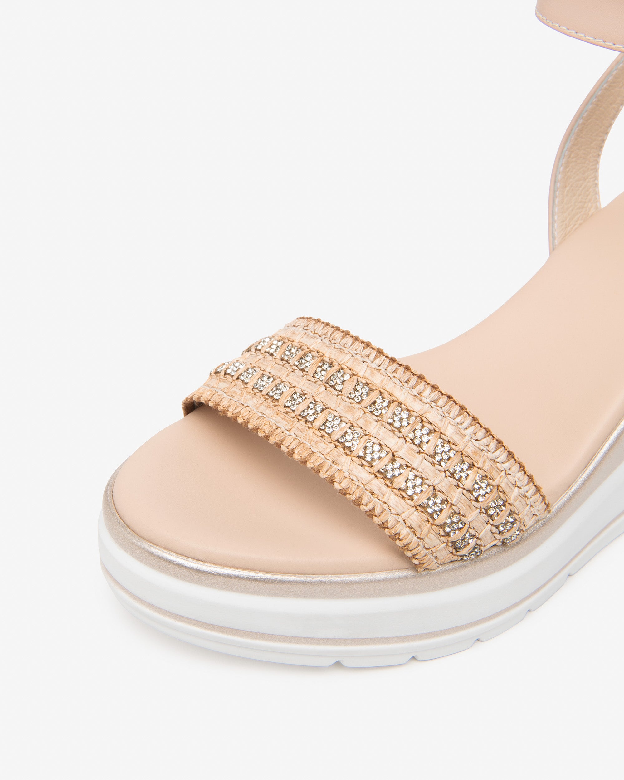 Nero Giardini Slippers sandales femme cuir tissu