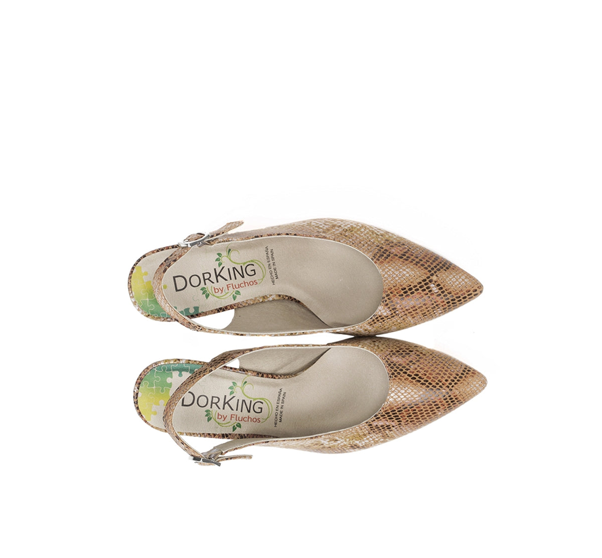 Dorking Moon D7814 escarpin femme multicolore talon