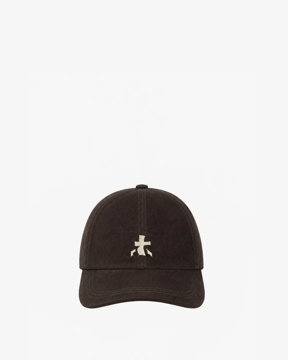 Premiata casquette baseball velours ébène mixte