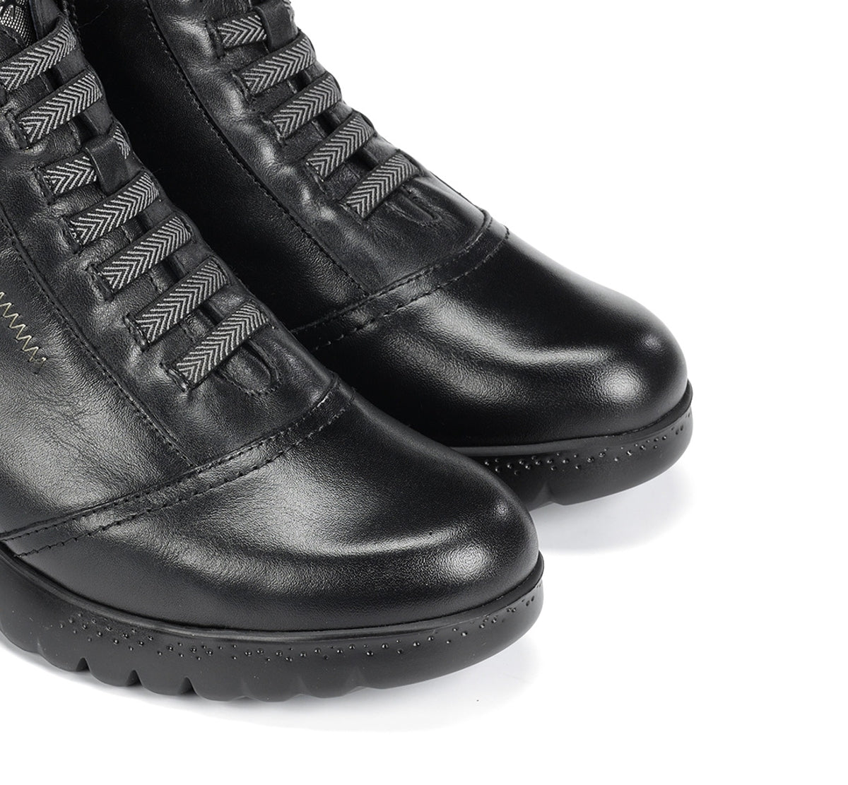Fluchos Botines Live F2246 bottine noir cuir femme