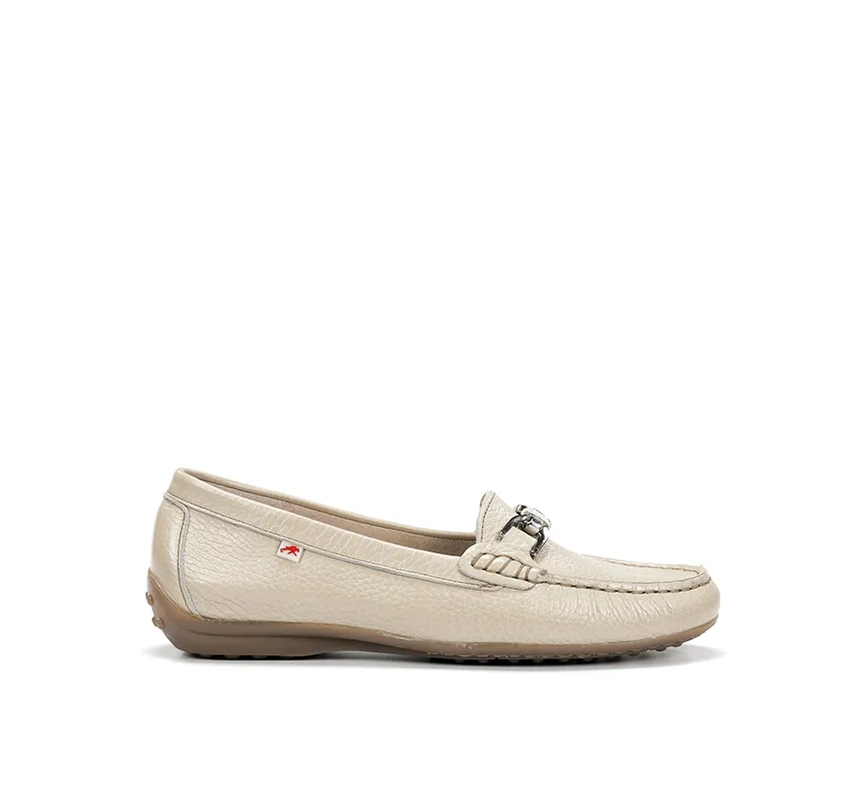Fluchos Bruni F0804 mocassins taupe femme cuir