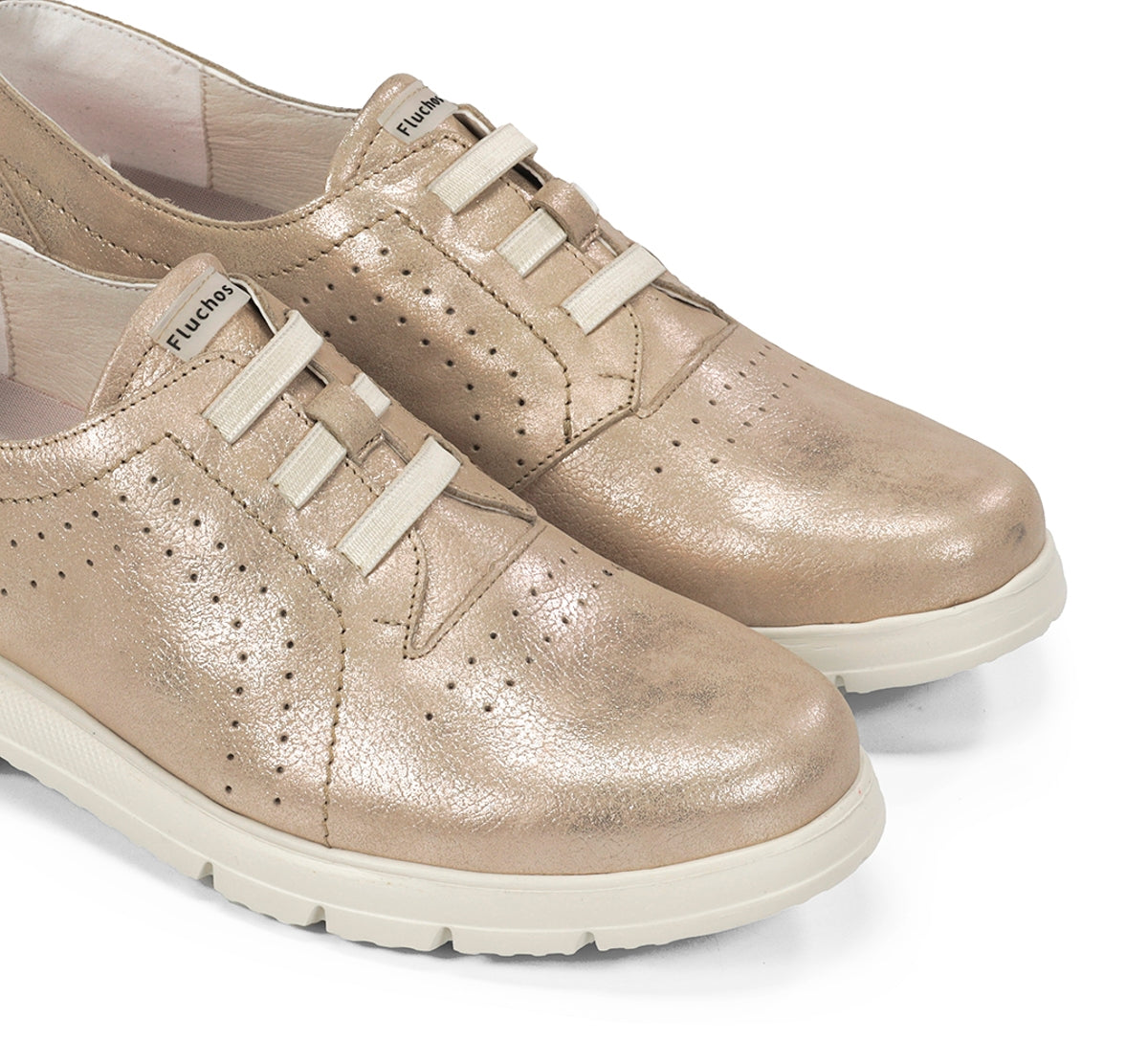 Fluchos Zapatos Gladis F2202 Mocassin Doré Femme