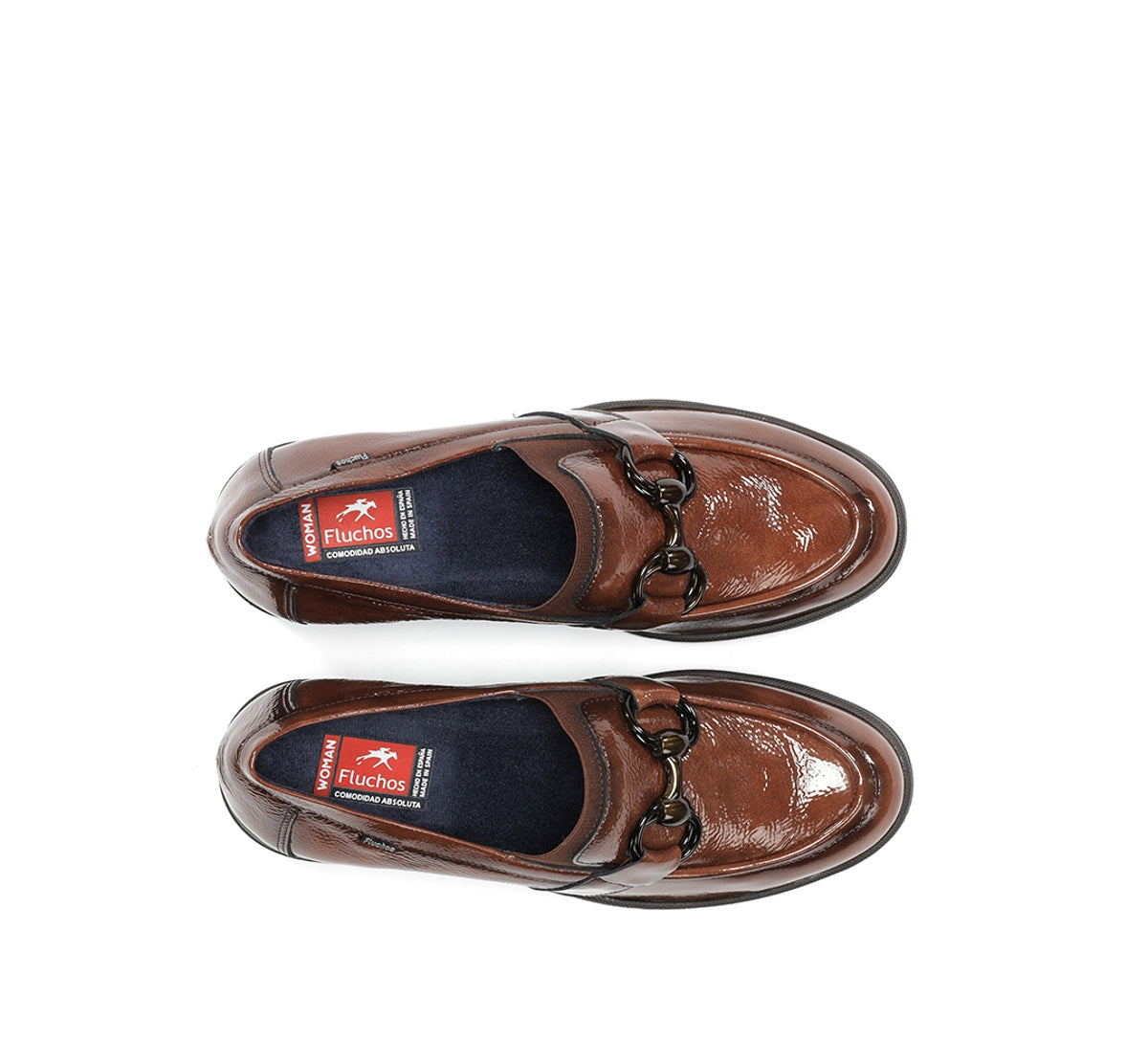 Fluchos Fugaz F2111 mocassins femme marron talon