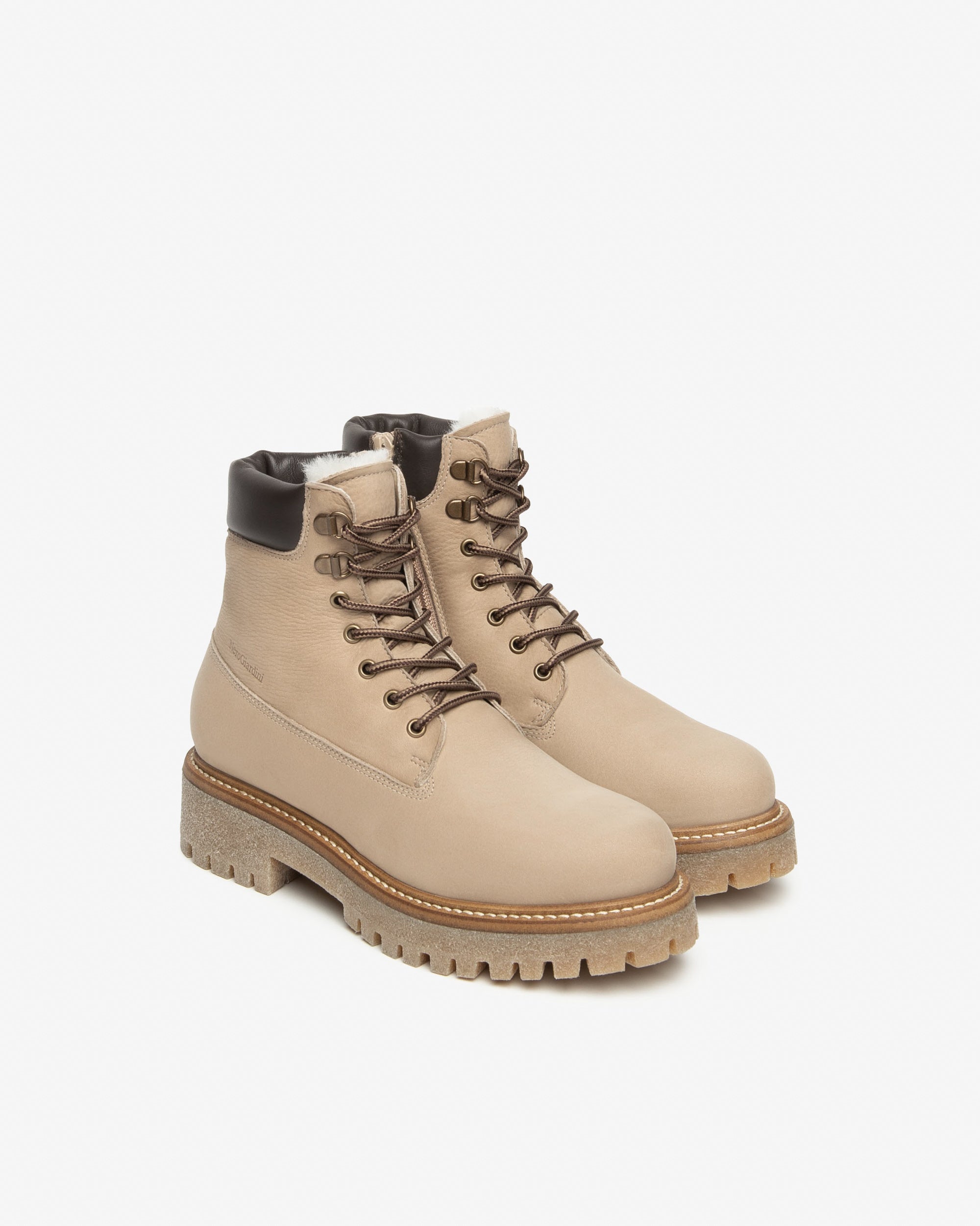 Nero Giardini Combat Boots bottines cuir femme