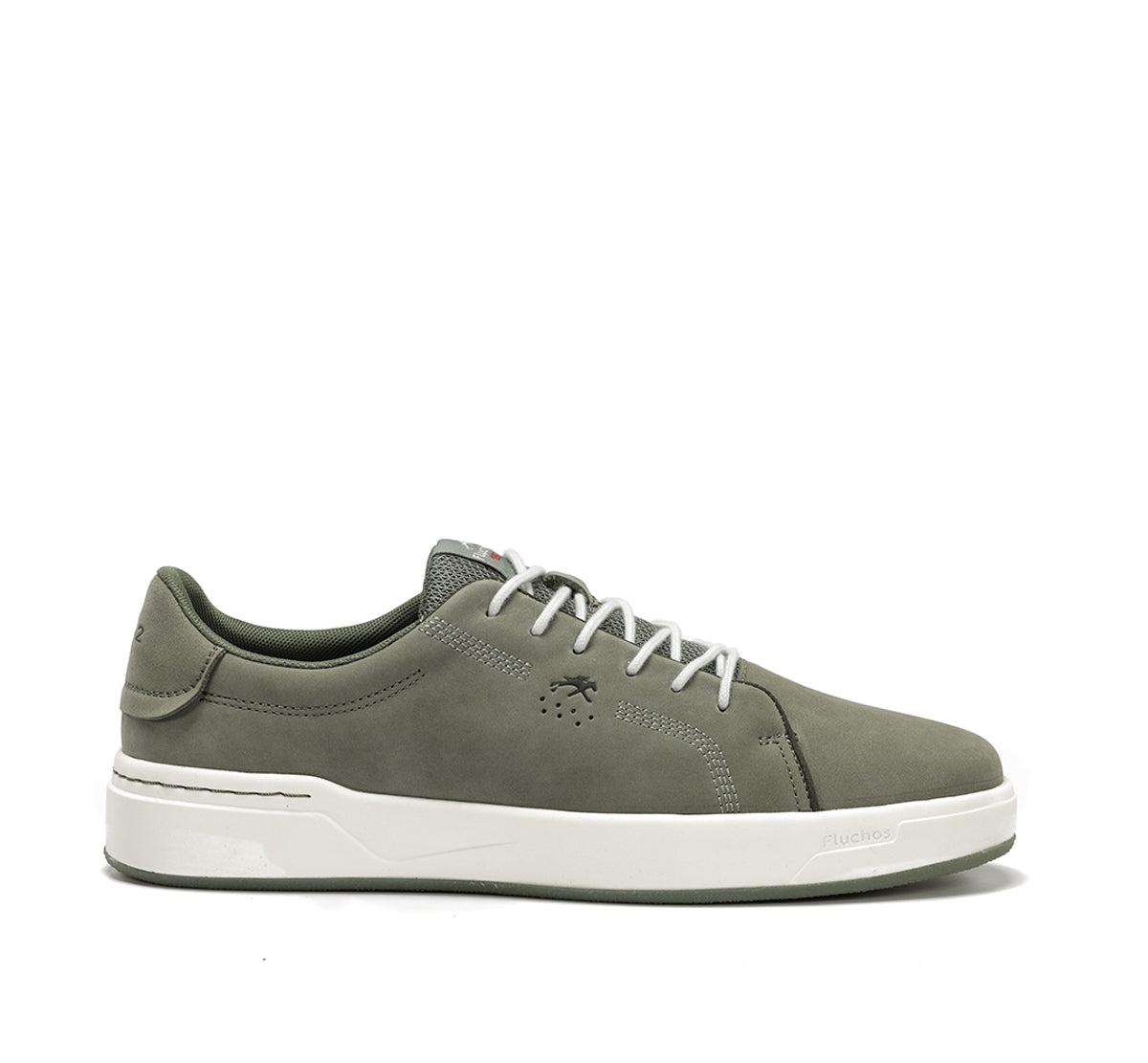 Fluchos Nadal F2377 baskets homme vertes à lacets