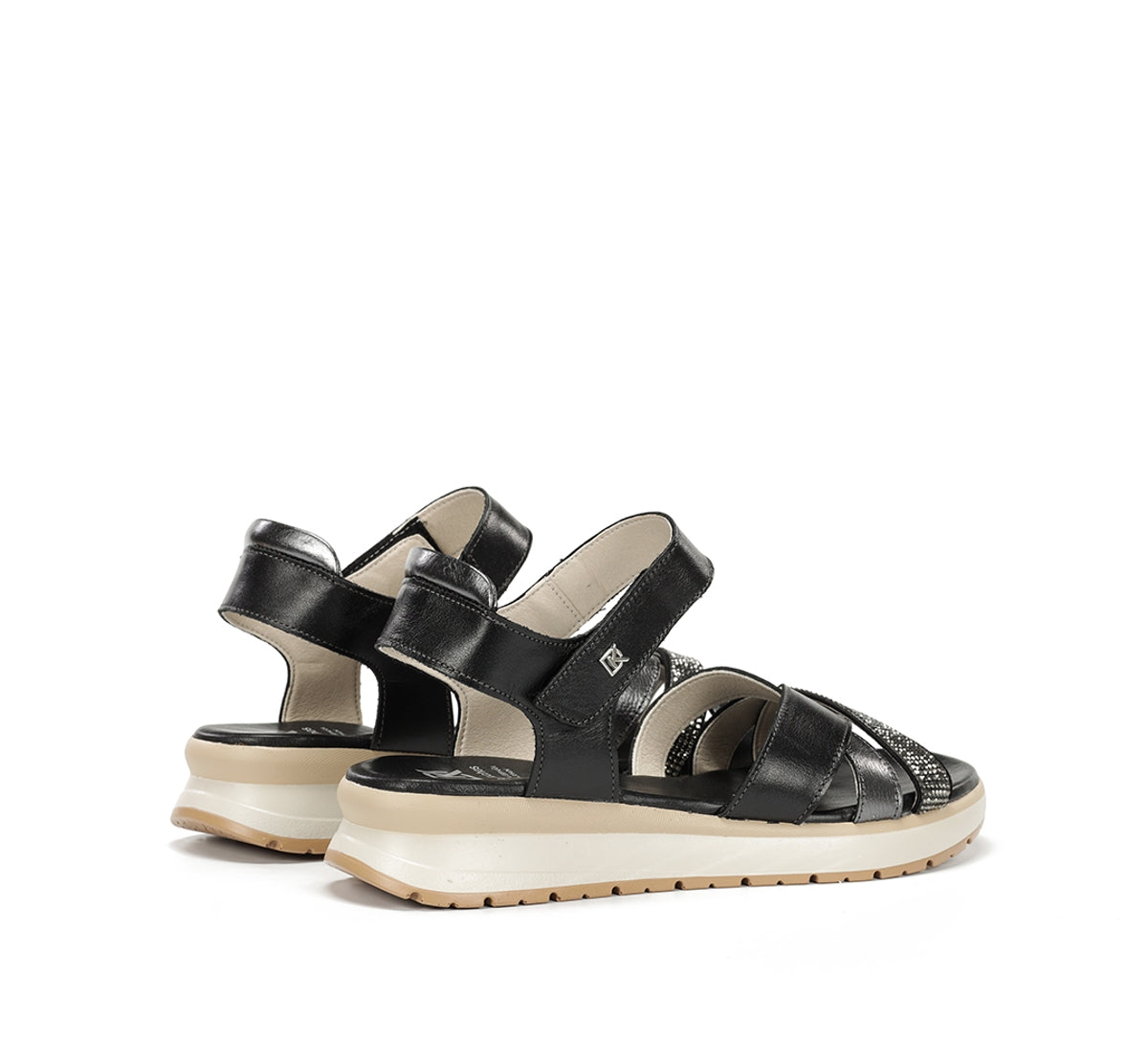 Fluchos Dorking Ter D9728 sandale femme noire confort