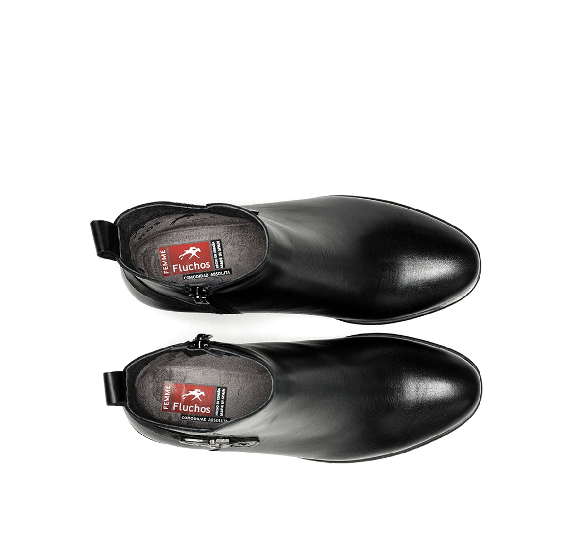 Fluchos Nydia F1798 bottine noire femme cuir
