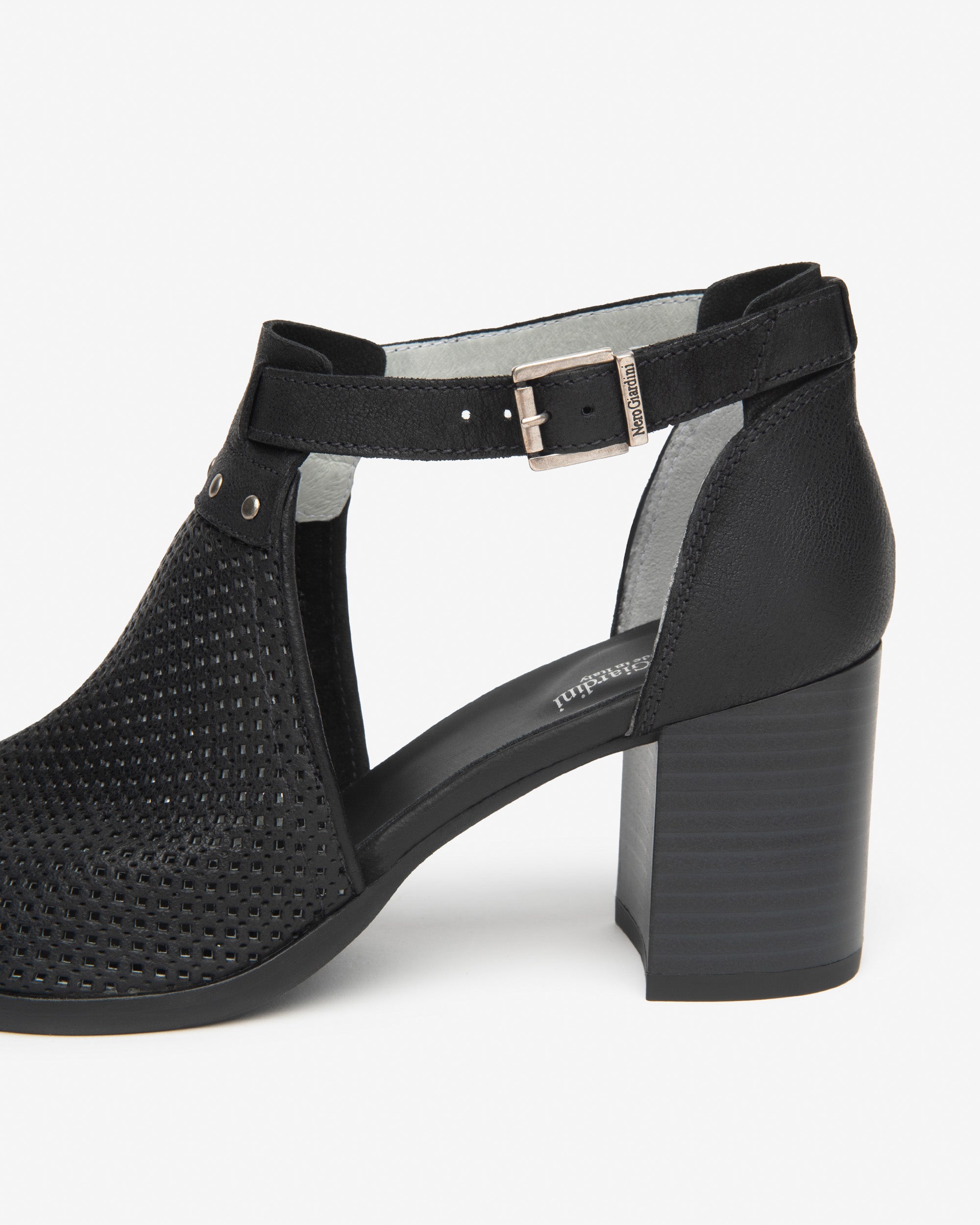 Nero Giardini bottines cuir femme été made in Italy