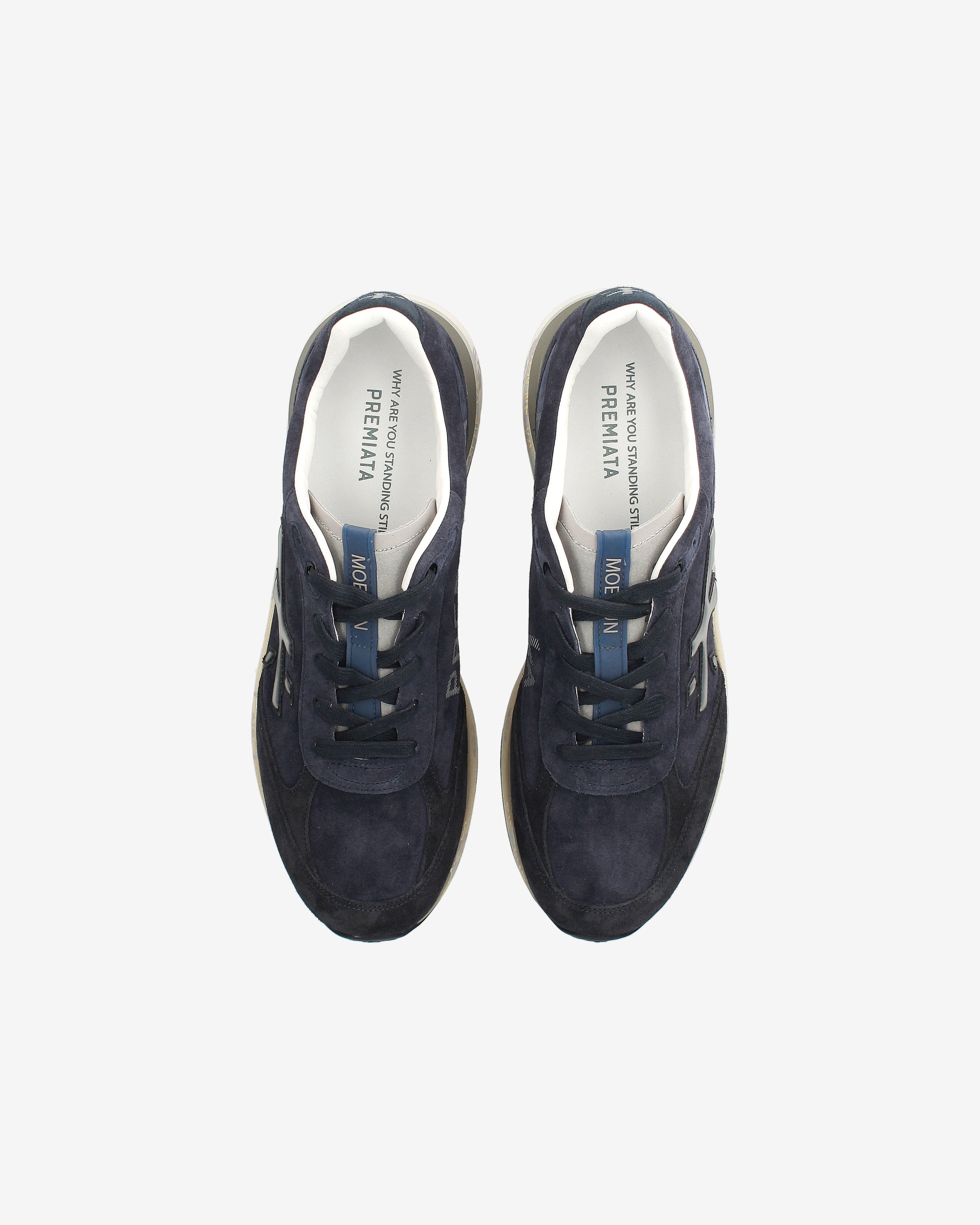 Premiata Moerun 7776 sneakers homme bleu mesh