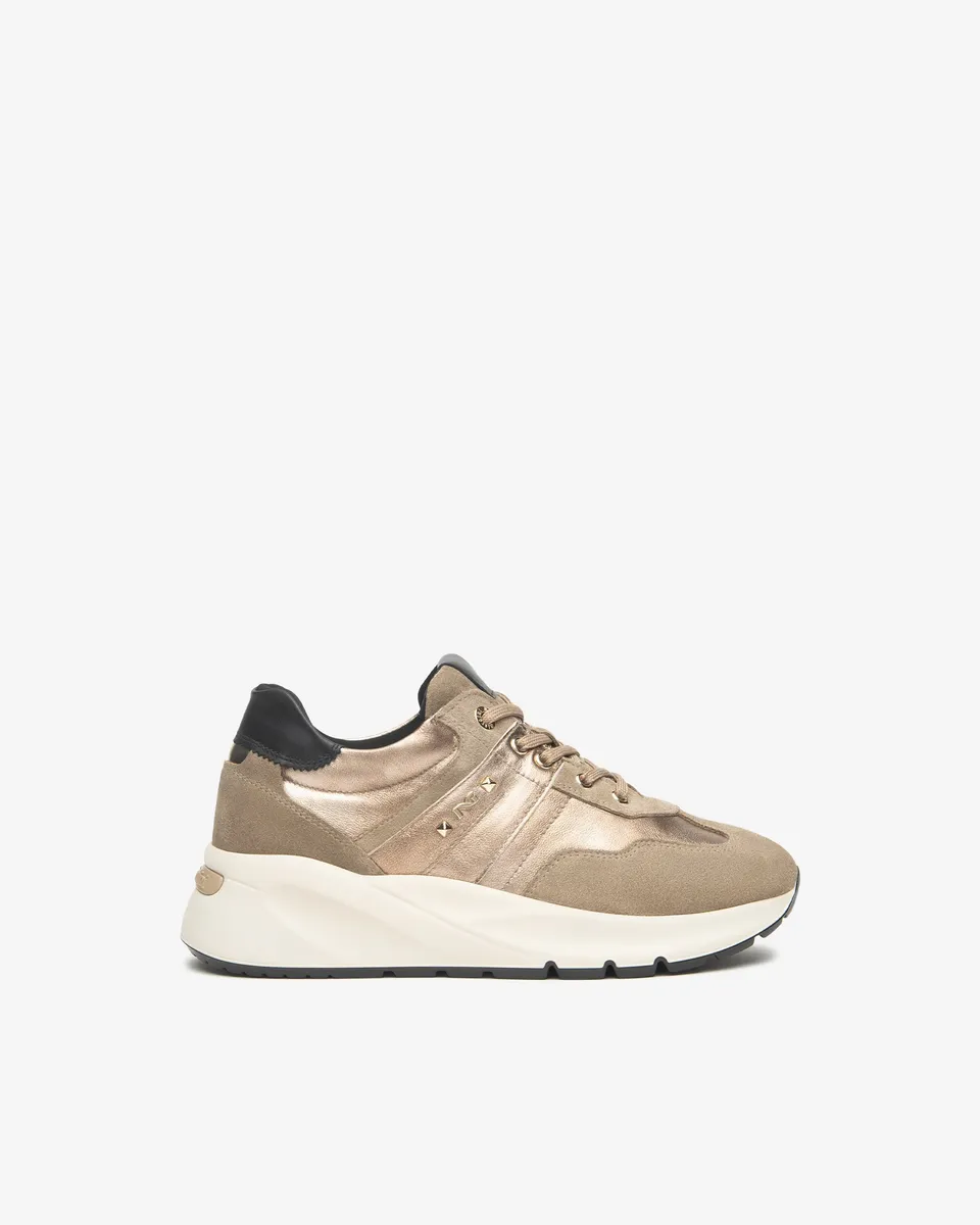 Nero Giardini Sneakers basket femme daim cuir memory 35-41